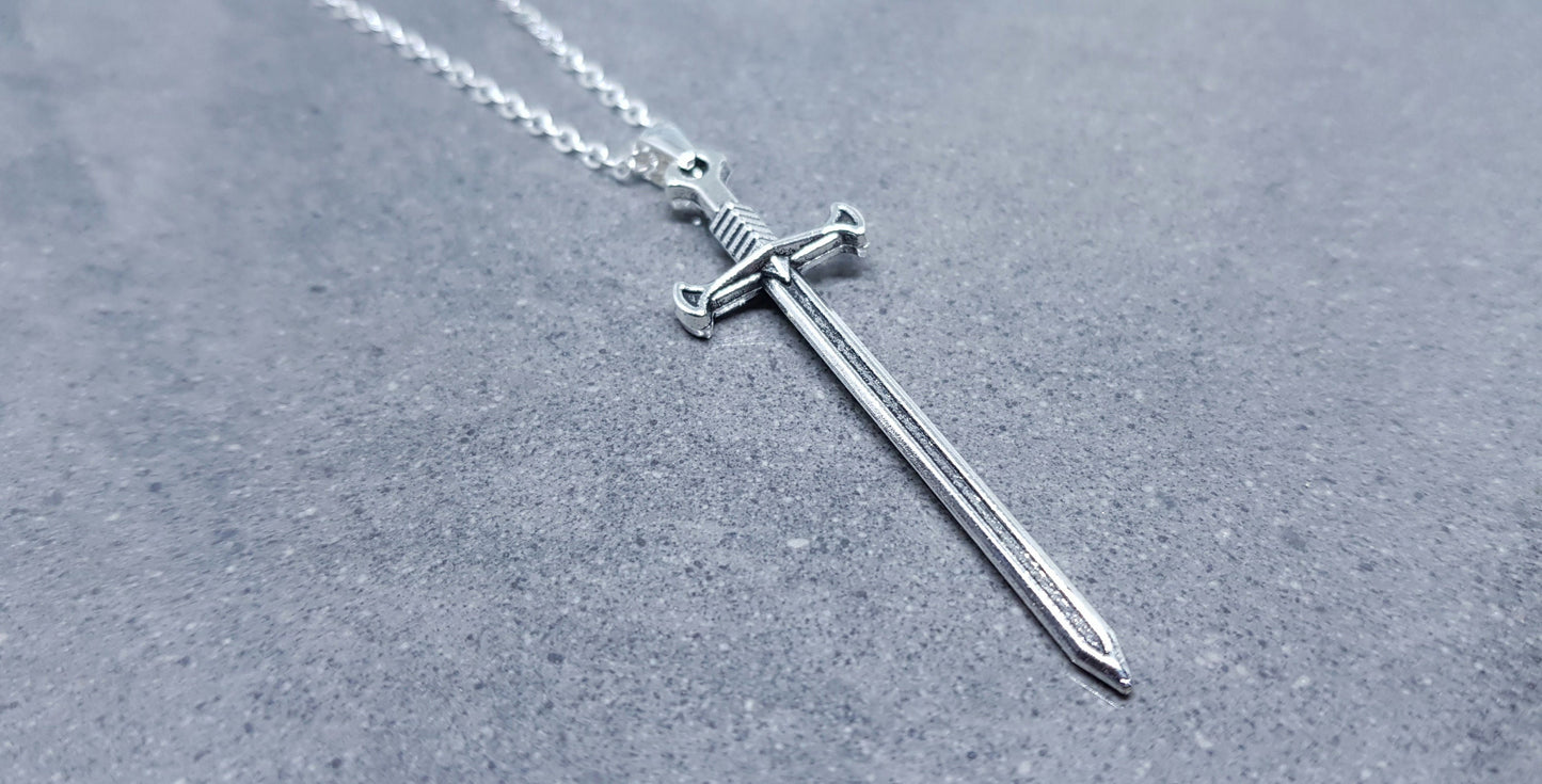 Sword Necklace, Miniature, Dagger Choker, Dagger Necklace, Sword Choker, Gothic Jewellery