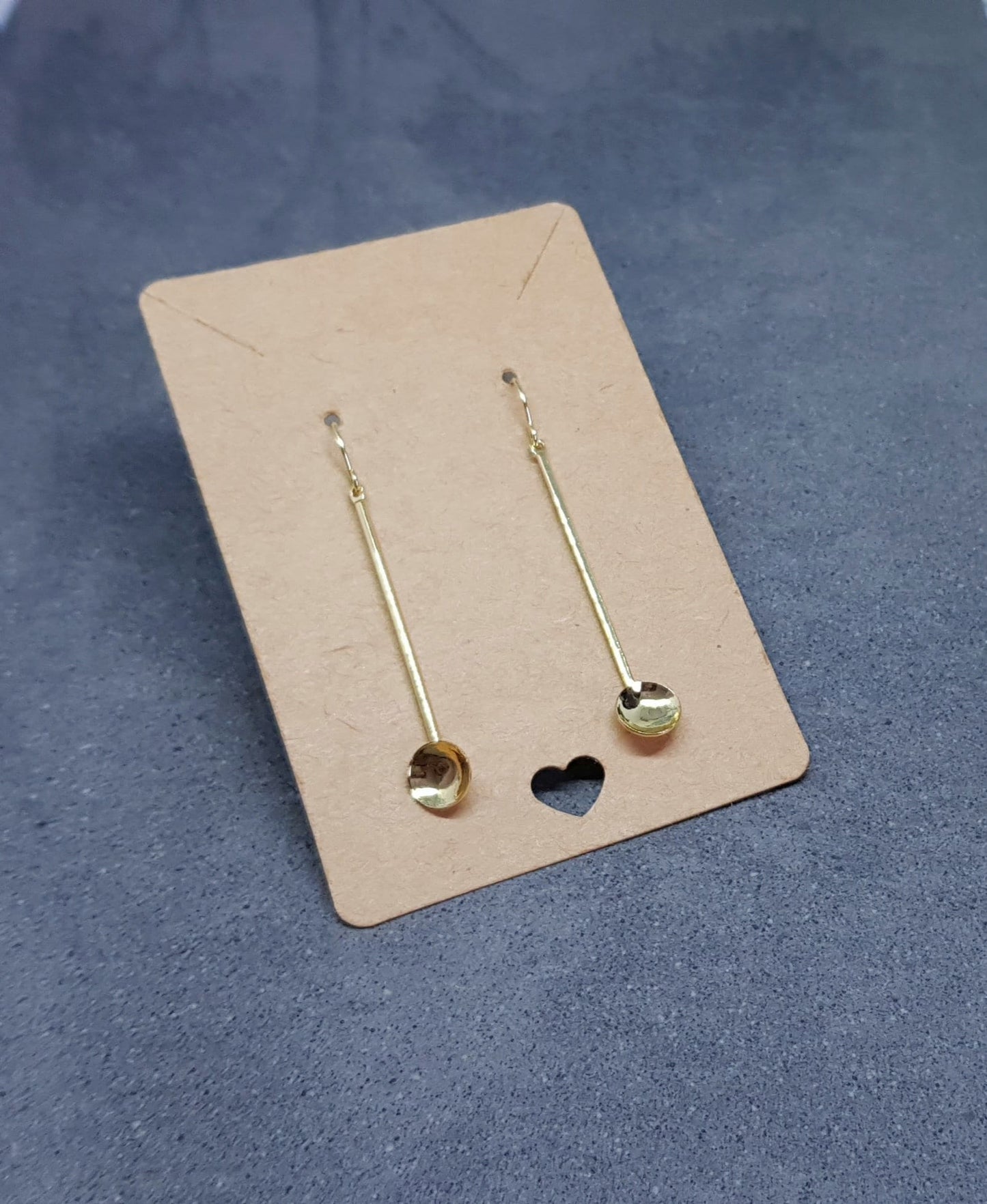 Gold Spoon Earrings, Hypoallergenic Ear Wires, Teaspoon Earrings, Novelty Spoon Gifts, Spoon Jewellery
