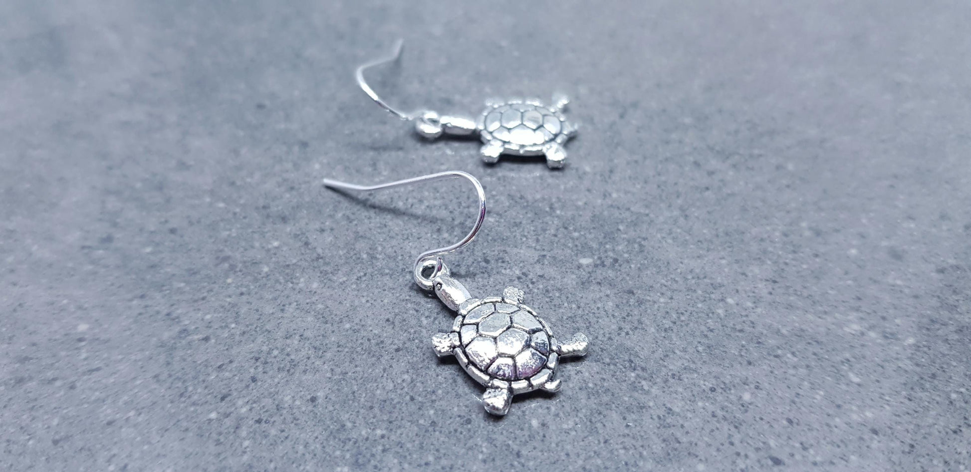 Turtle Earrings, Hypoallergenic Ear Wires, Tortoise Earrings, Tortoise Gifts, Turtle Jewellery