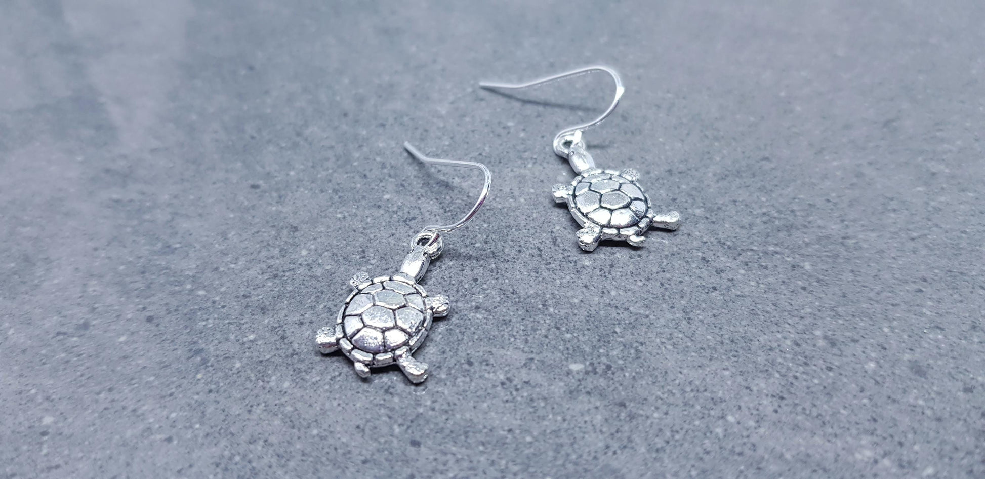 Turtle Earrings, Hypoallergenic Ear Wires, Tortoise Earrings, Tortoise Gifts, Turtle Jewellery