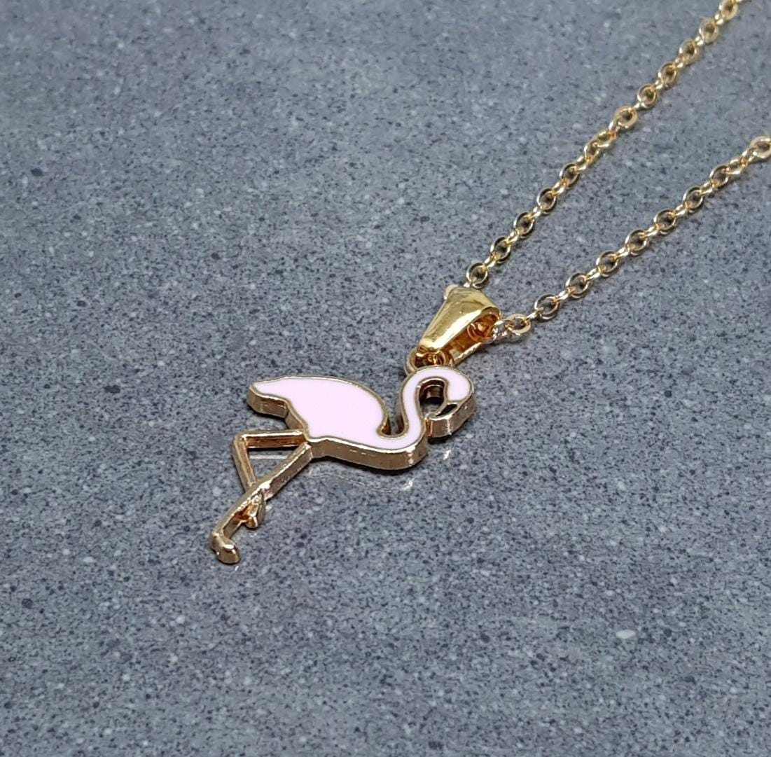 Pink Flamingo Earrings, Hypoallergenic Ear Wires, Pink Earrings