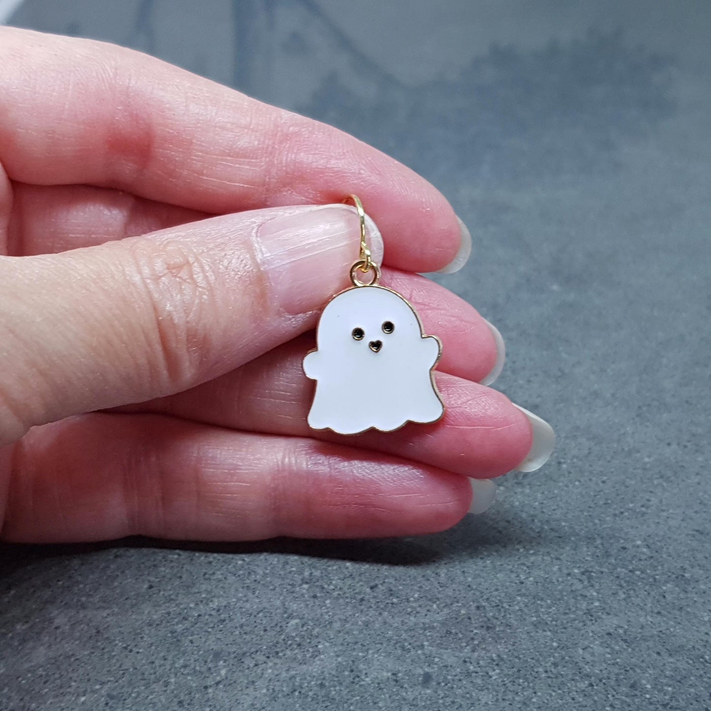 Ghost Earrings, Hypoallergenic Ear Wires, Autumn Fall Earrings, Halloween Earrings, Halloween Party, Hallows Eve, Sheet Ghost, Cute Ghost