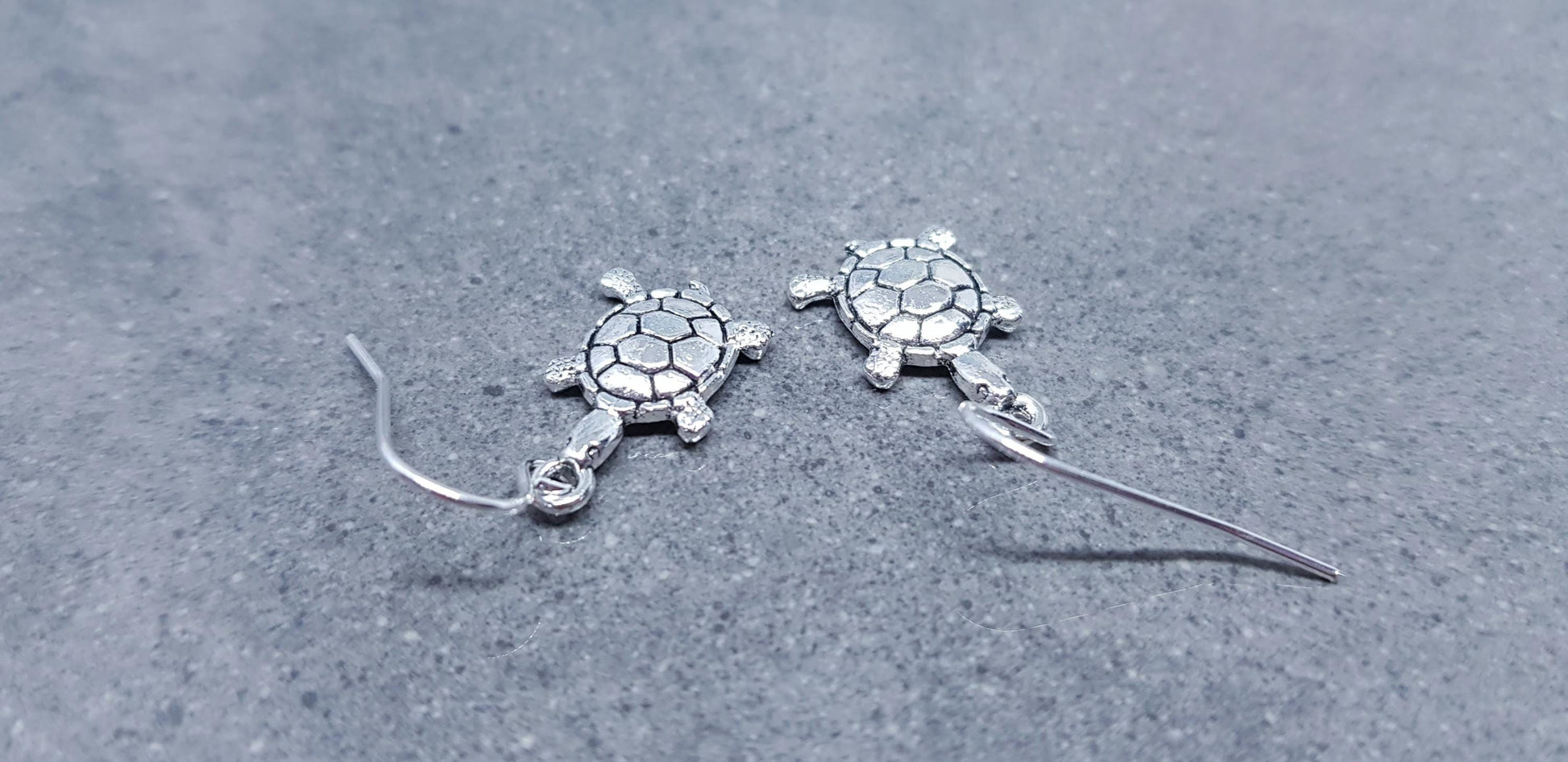 Turtle Earrings, Hypoallergenic Ear Wires, Tortoise Earrings, Tortoise Gifts, Turtle Jewellery