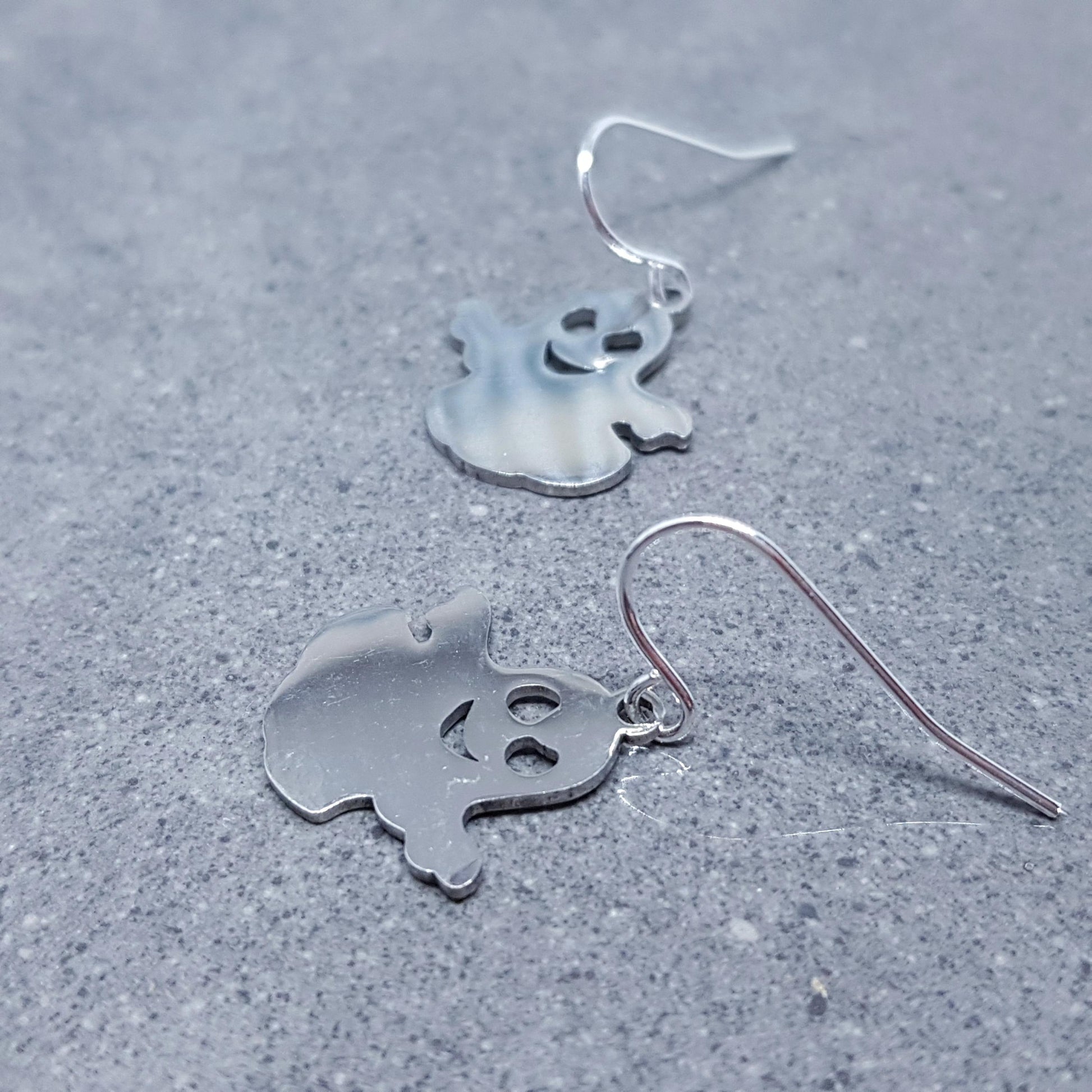 Ghost Earrings, Choice of Ear Wires, Autumn Fall Earrings, Halloween Earrings, Halloween Party, Hallows Eve, Sheet Ghost, Stainless Steel