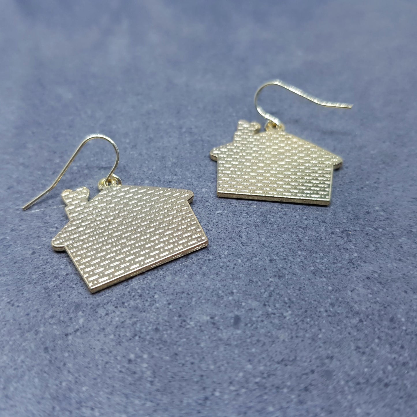 Gingerbread House Earrings, Christmas Earrings, Hypoallergenic Ear Wires, Christmas House, Novelty Jewelry