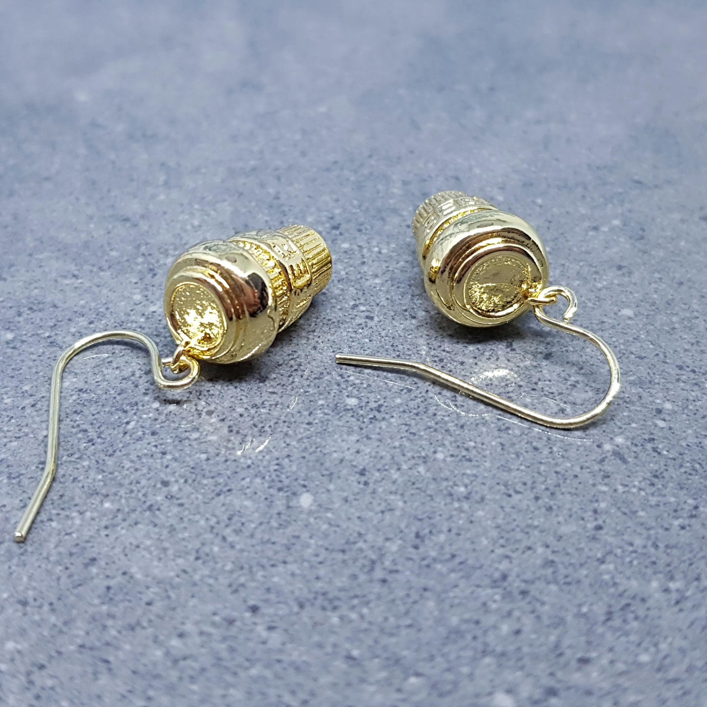 Coffee Cup Earrings, Hypoallergenic Ear Wires, Cappuccino, Coffee Lover, Mocha, Caffeine