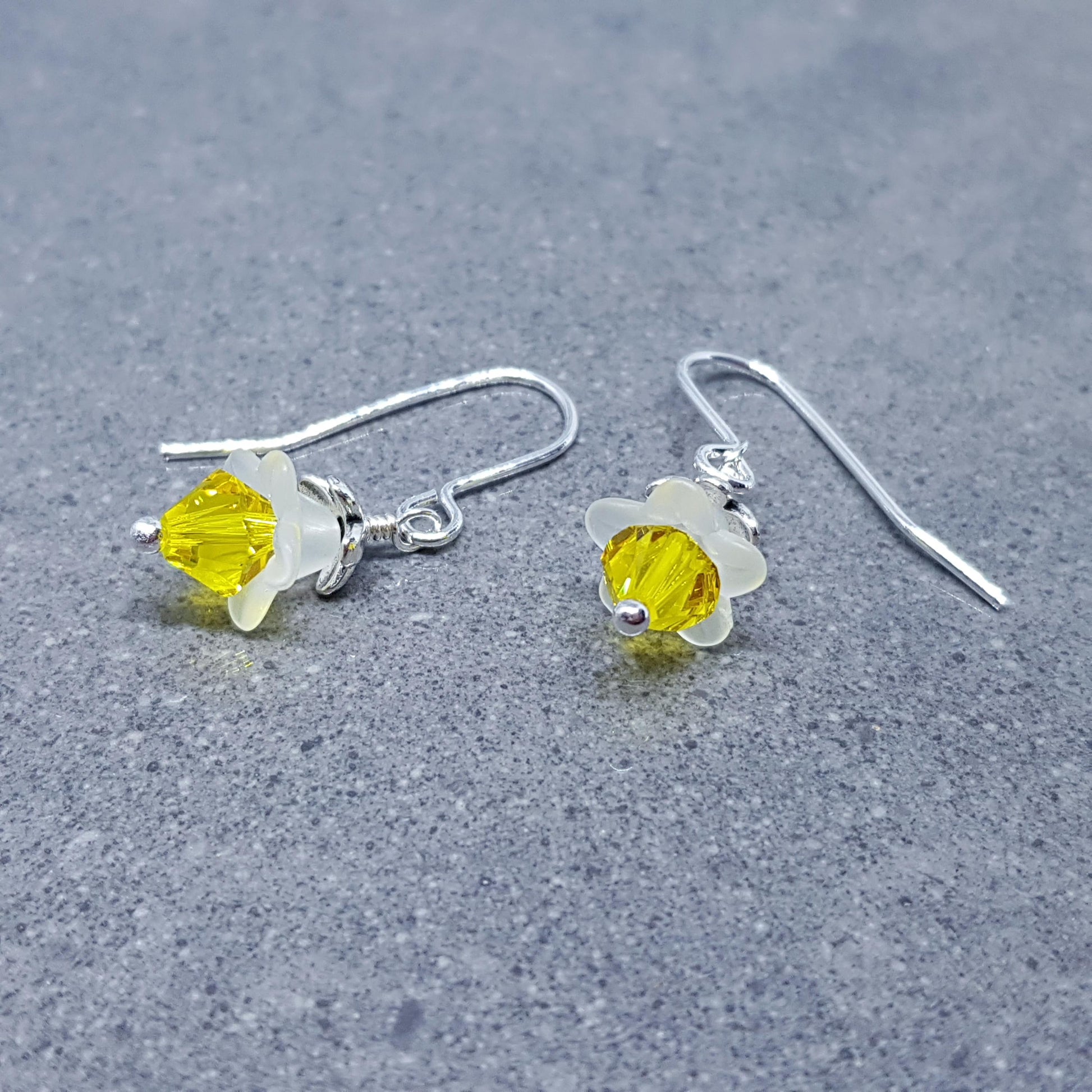 Family Birthstone Flower Earrings, Choice of Ear Wires, Personalised Jewelry, Special Occasion, Multi Birth Month, PRIMERO Crystals®