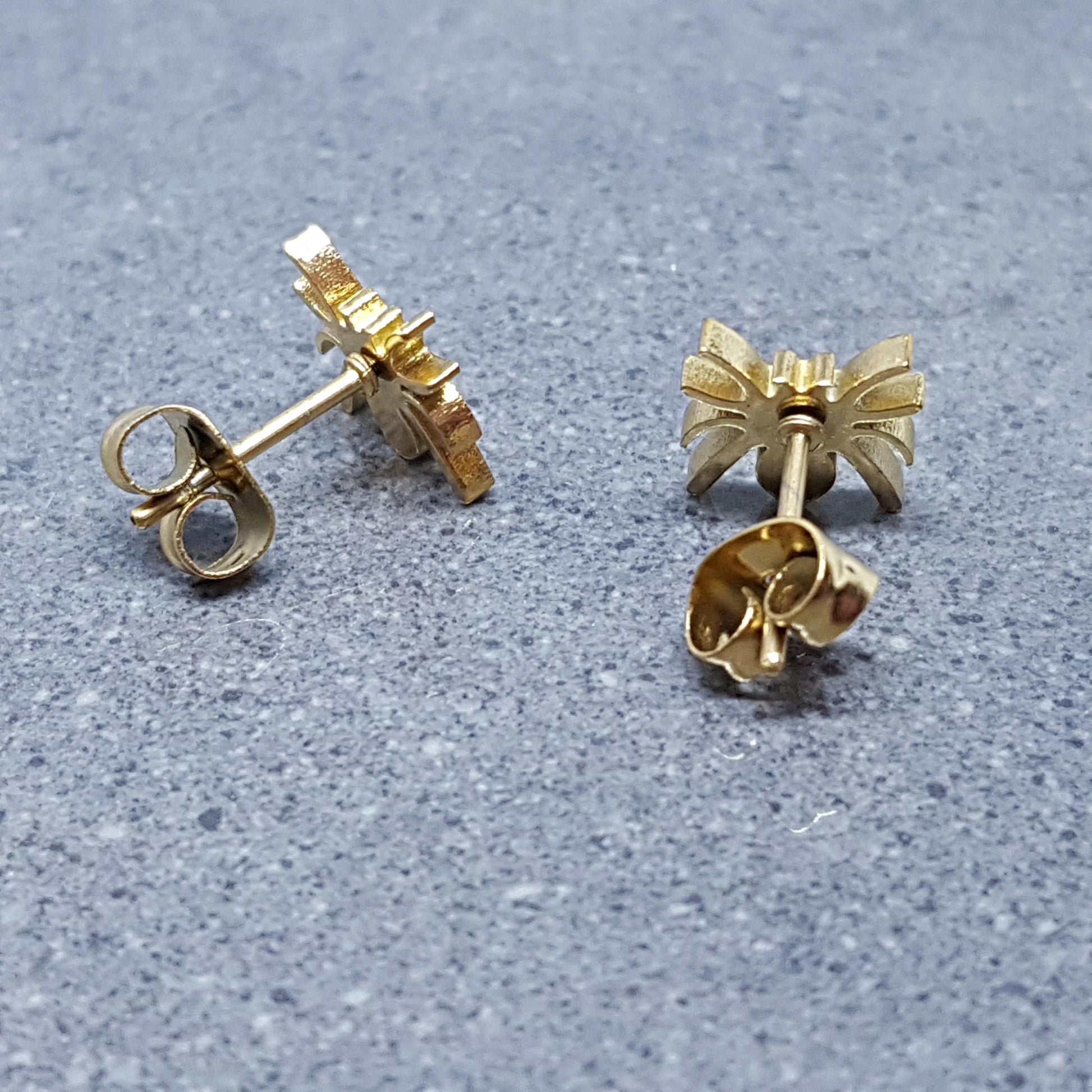 Spider Earrings, Stainless Steel Ear Studs, Hypoallergenic Earrings, Gold Spider Earrings, Halloween Earrings, Spooky Gifts