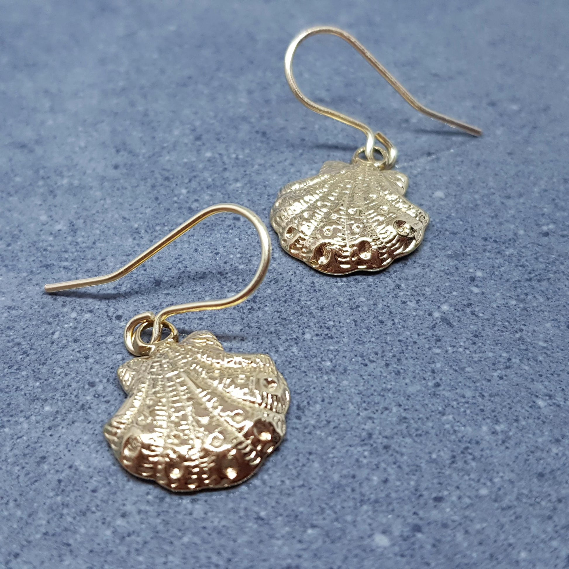 Shell Earrings with a choice of Ear Wires Ear, Stainless Steel 18k Gold Plated