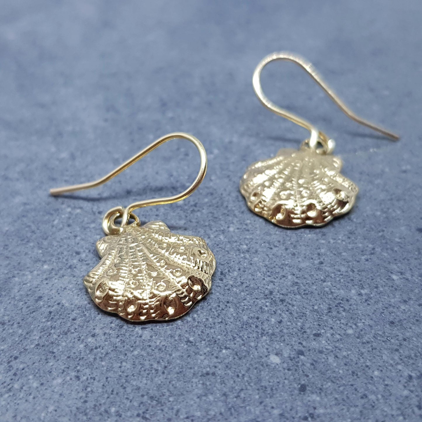 Shell Earrings with a choice of Ear Wires Ear, Stainless Steel 18k Gold Plated
