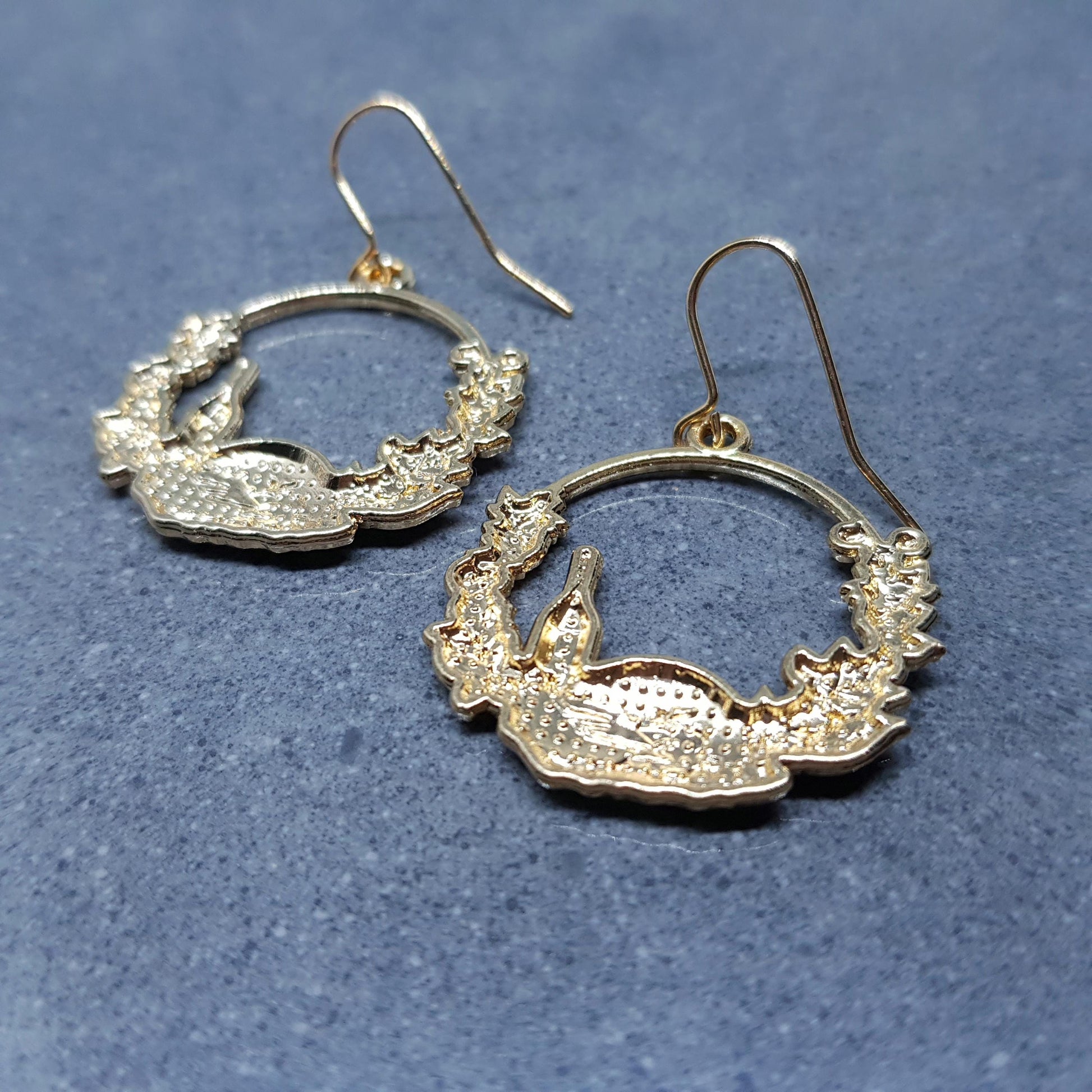 Christmas Dinner Earrings with a choice of Ear Wires, Thanksgiving Turkey