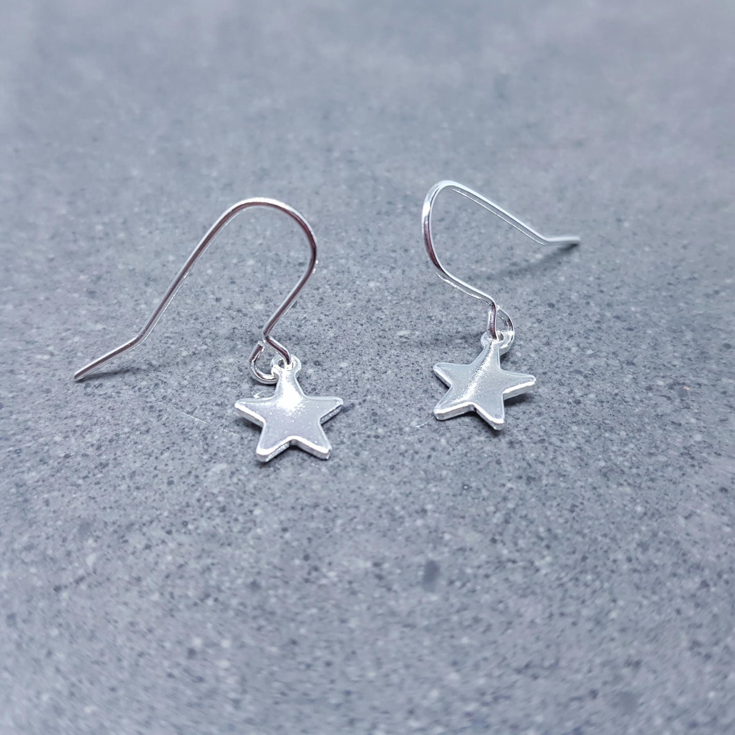 Star Earrings, with a Choice of Ear Wires, Stainless Steel Earrings