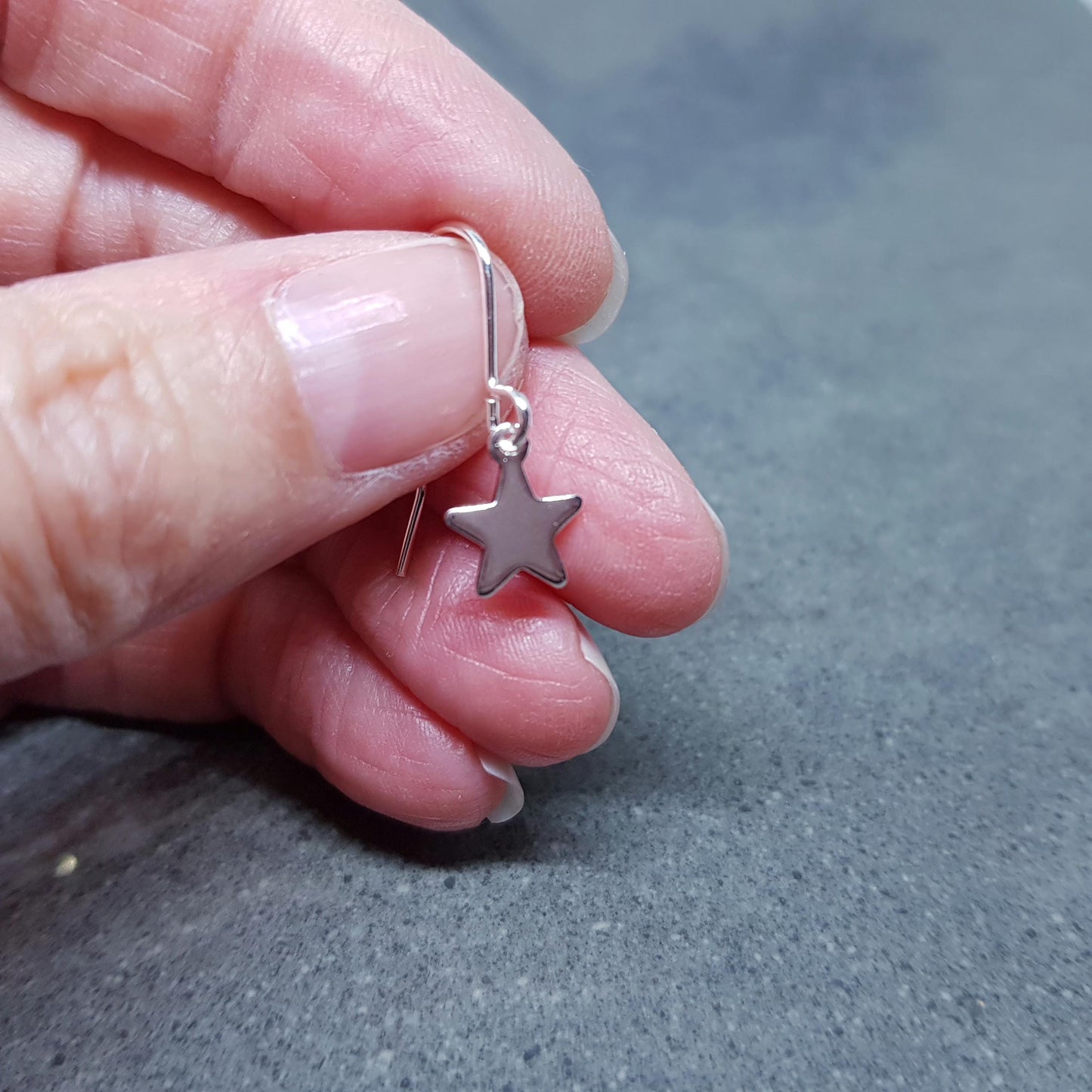 Star Earrings, with a Choice of Ear Wires, Stainless Steel Earrings