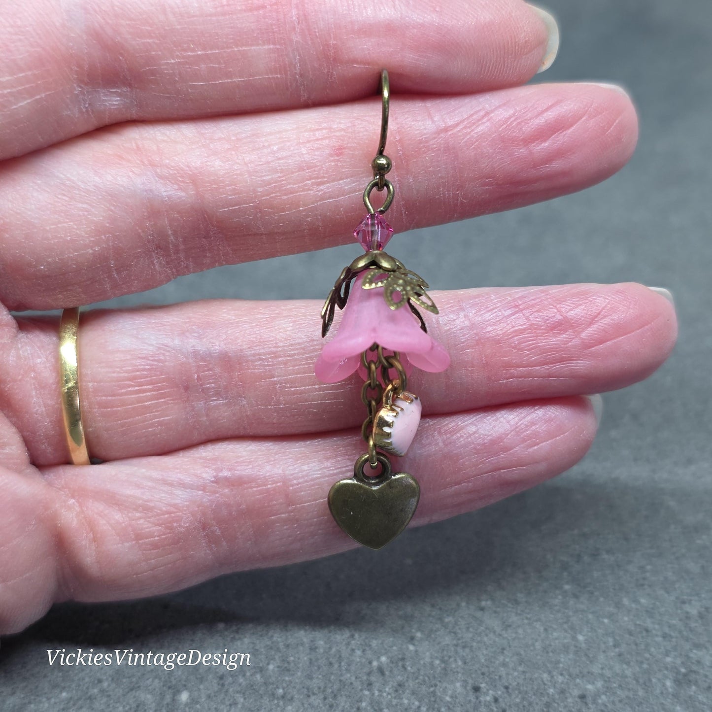 Flower Earrings, Hypoallergenic or Sterling Silver Ear Wires, PRIMERO Crystals® Earrings