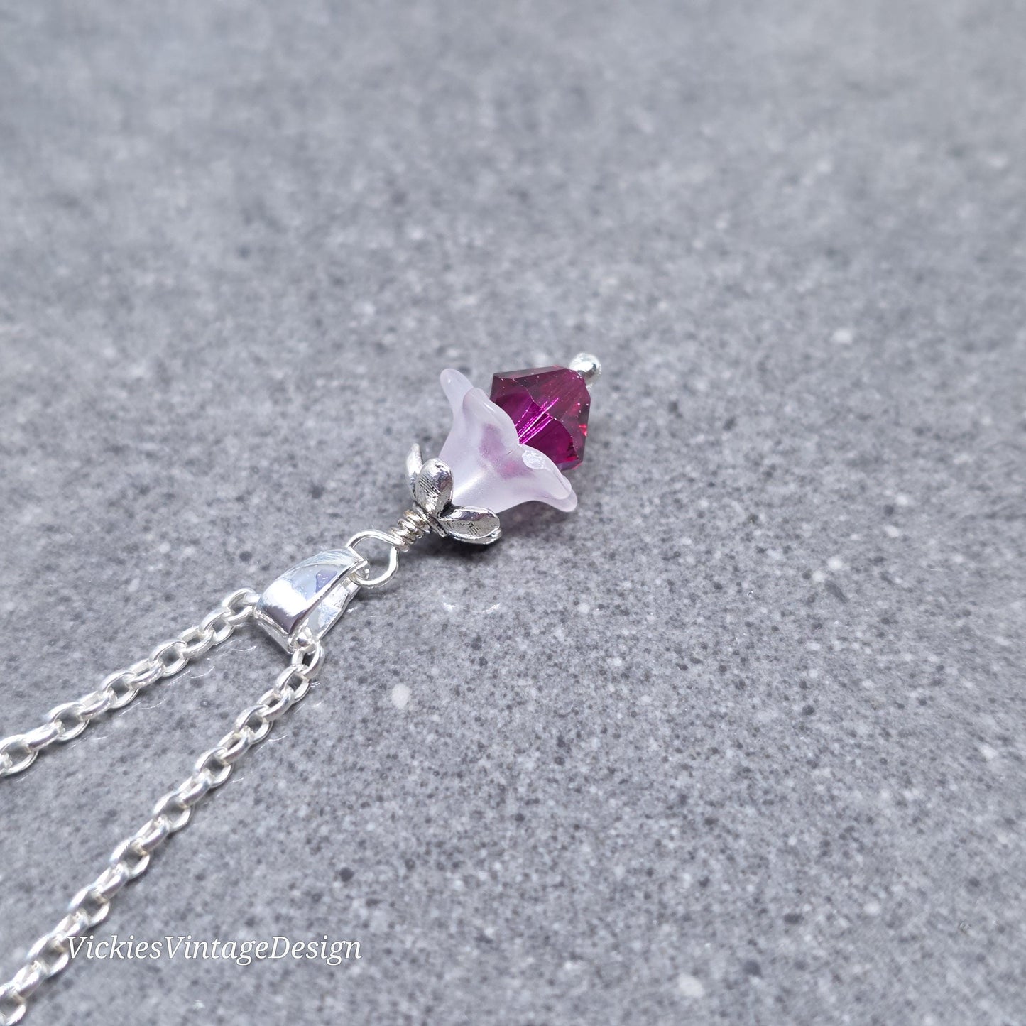 Family Birthstone Flower Necklace with a Choice of Chains, Personalised Jewelry, Special Occasion, Multi Birth Month, PRIMERO Crystals®