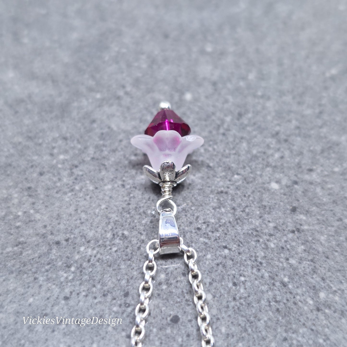 Family Birthstone Flower Necklace with a Choice of Chains, Personalised Jewelry, Special Occasion, Multi Birth Month, PRIMERO Crystals®