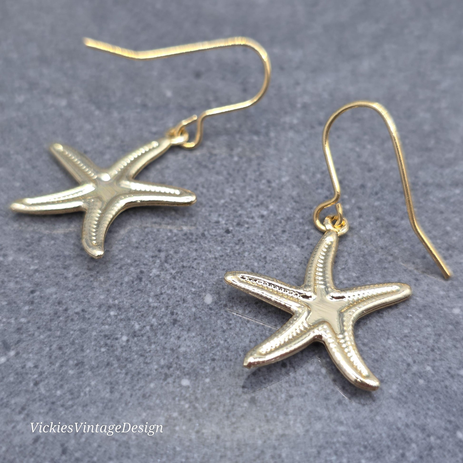 Shell Earrings with a choice of Ear Wires Ear, Stainless Steel 18k Gold Plated