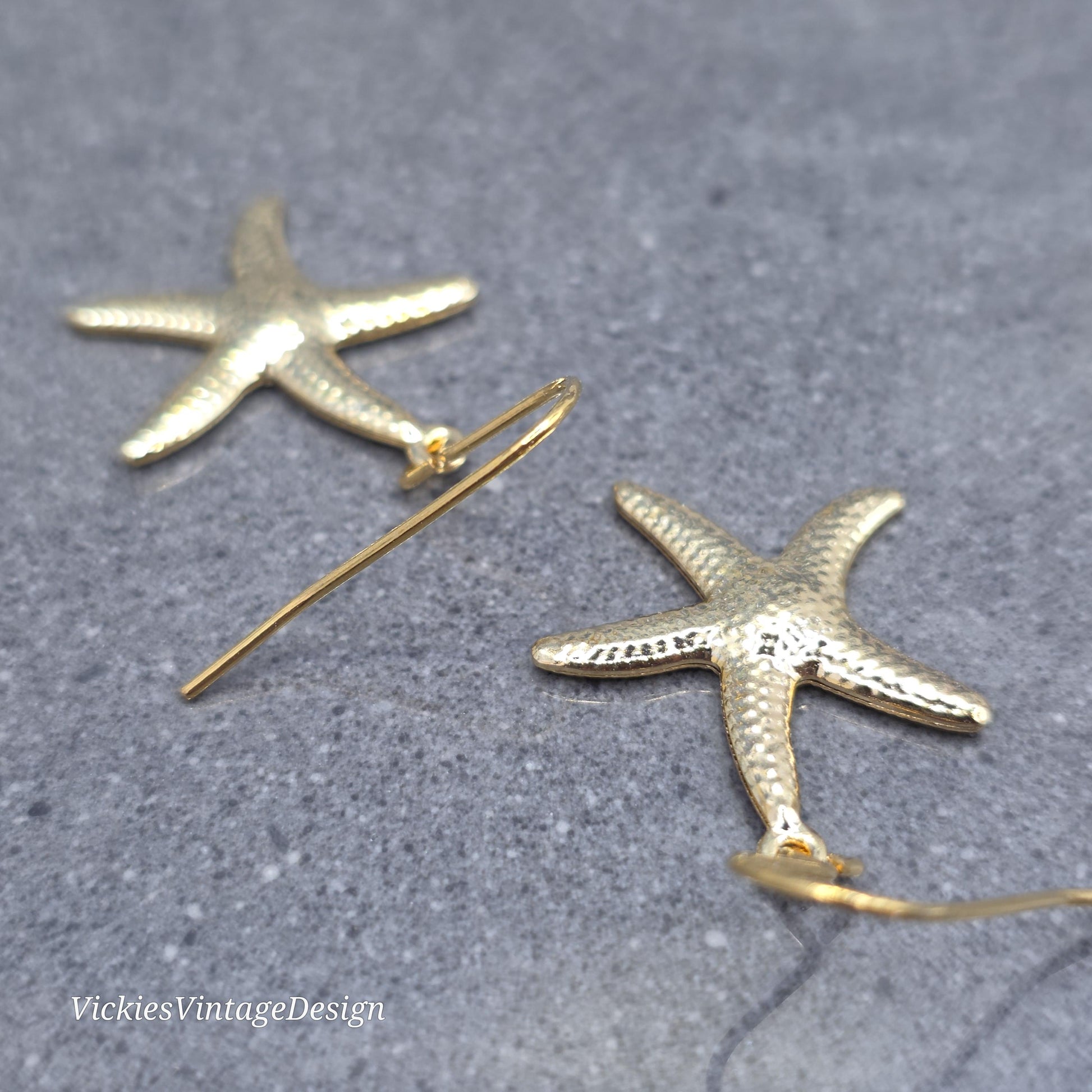 Shell Earrings with a choice of Ear Wires Ear, Stainless Steel 18k Gold Plated