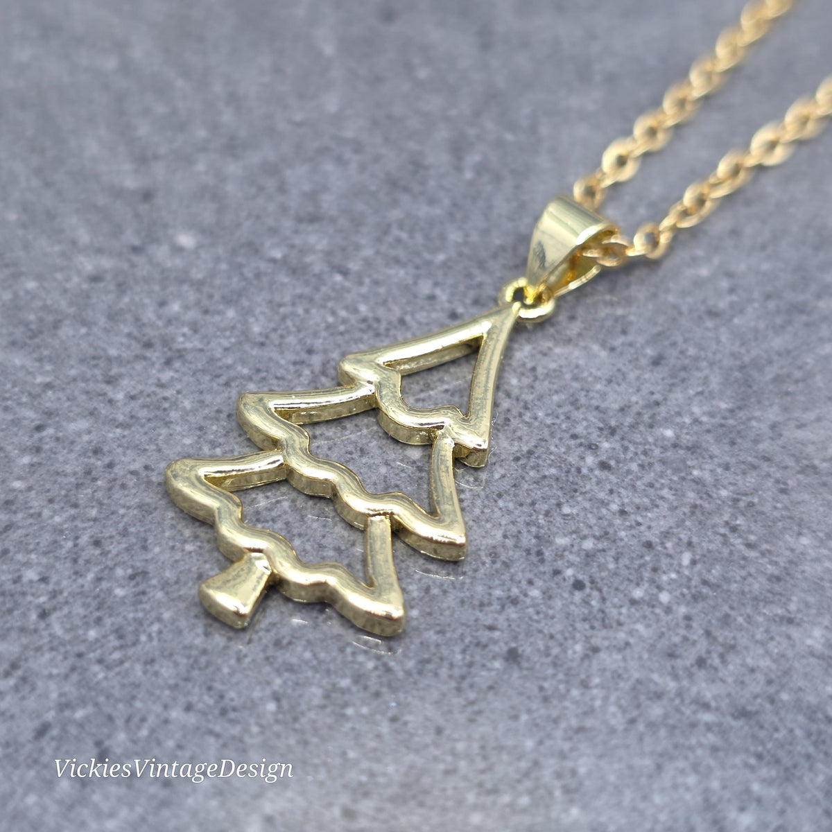 Christmas Tree Necklace