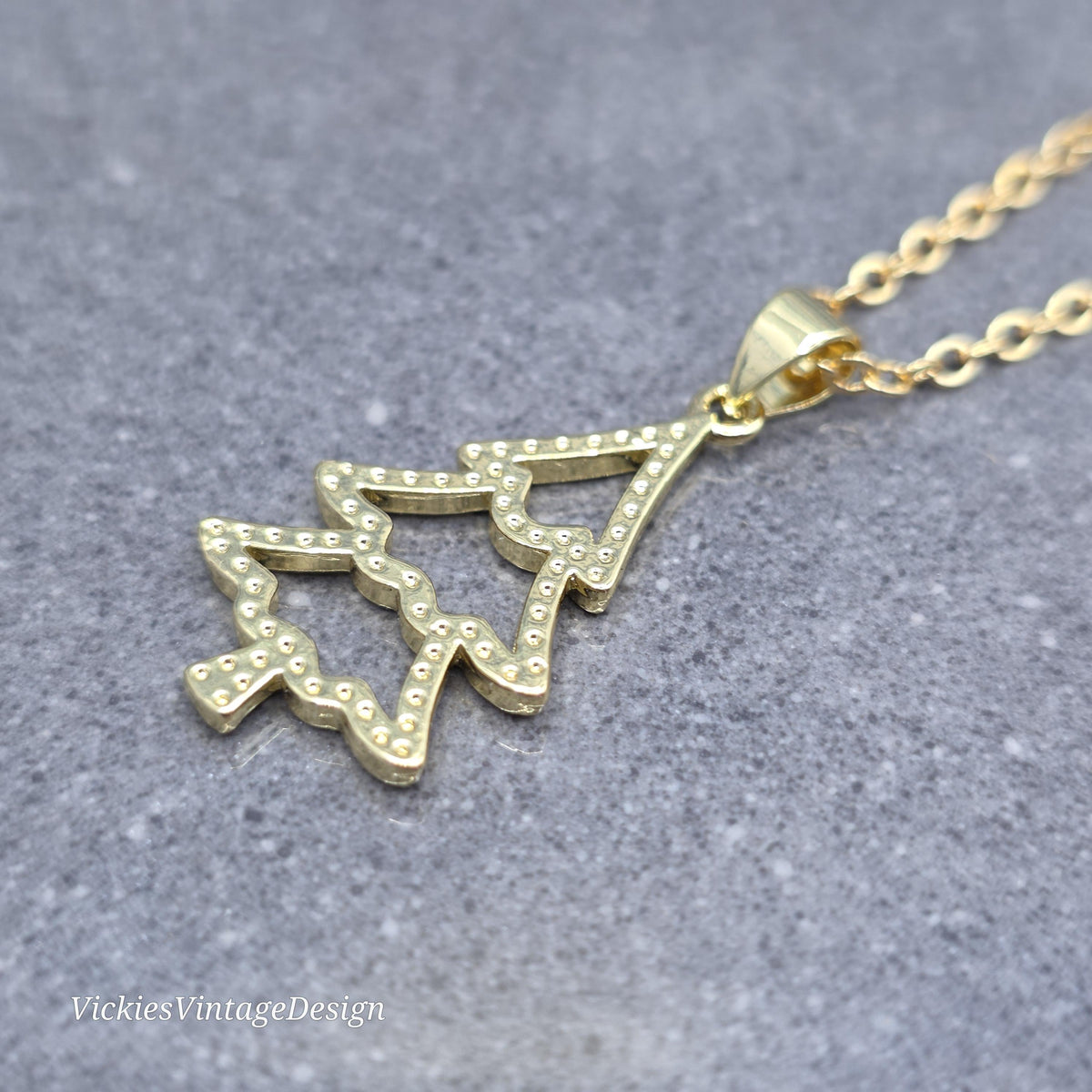 Christmas Tree Necklace