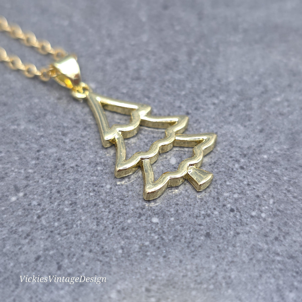 Christmas Tree Necklace