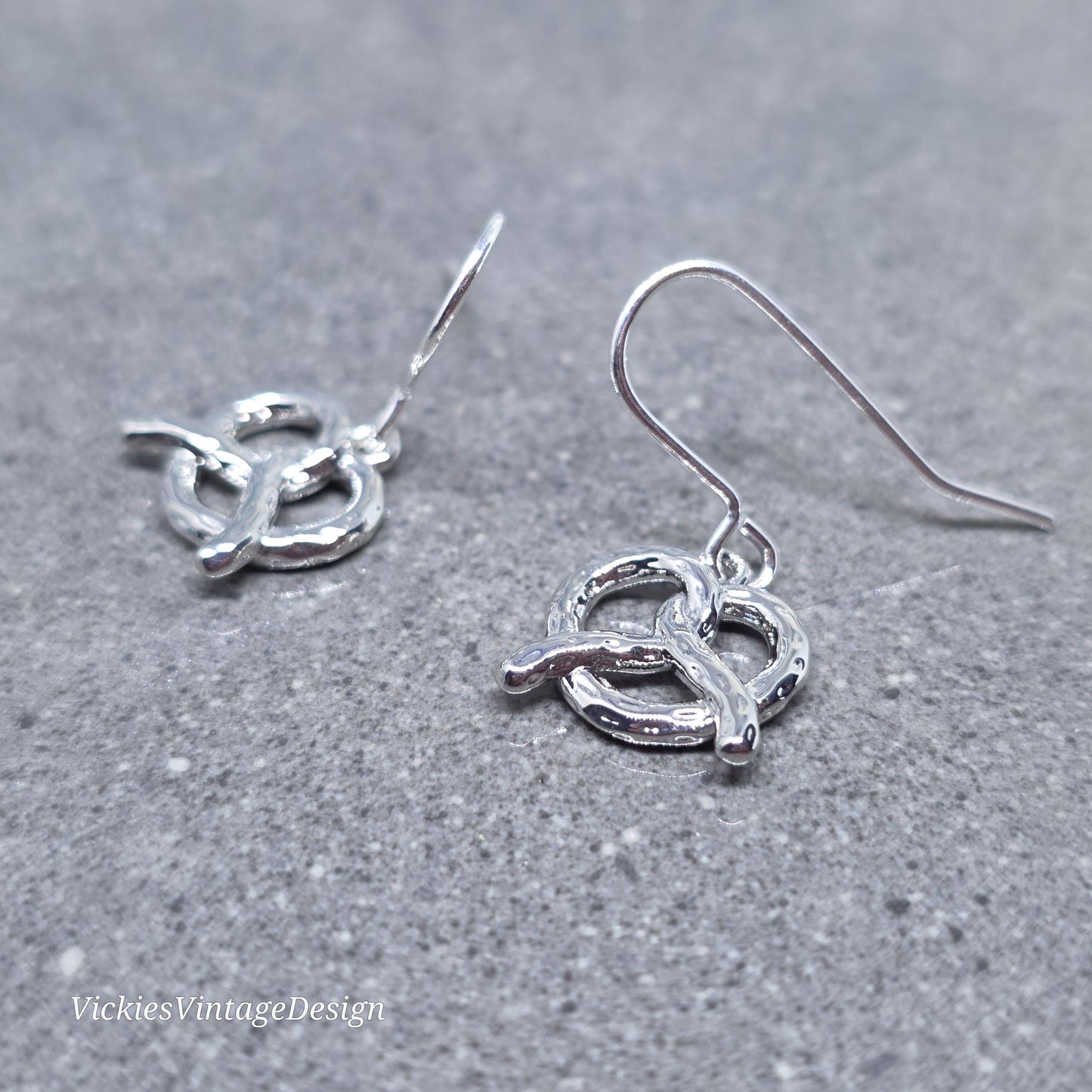 Pretzel Earrings with a Choice of Ear Wires