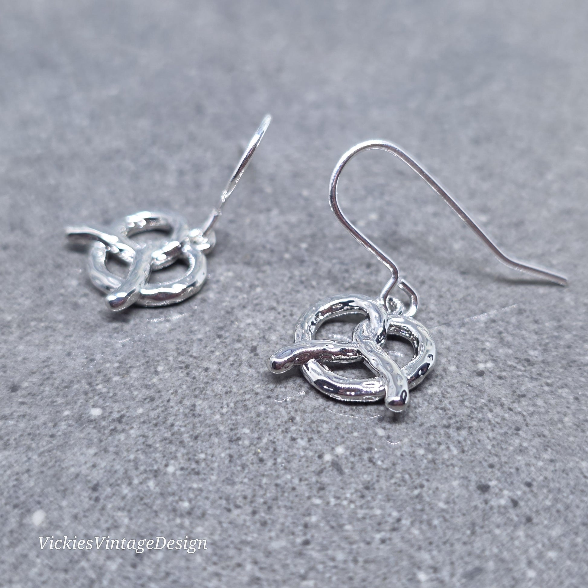 Pretzel Earrings with a Choice of Ear Wires