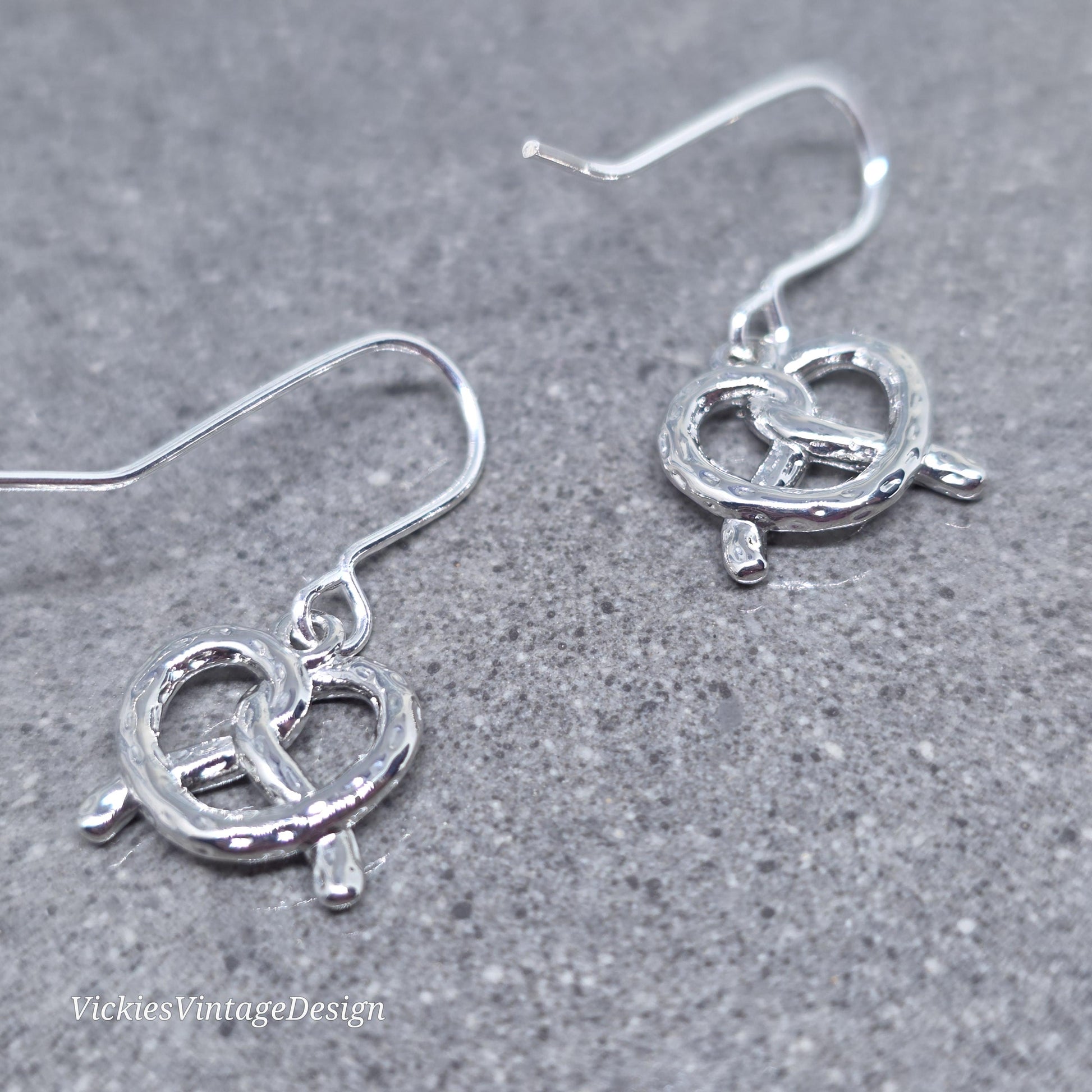 Pretzel Earrings with a Choice of Ear Wires