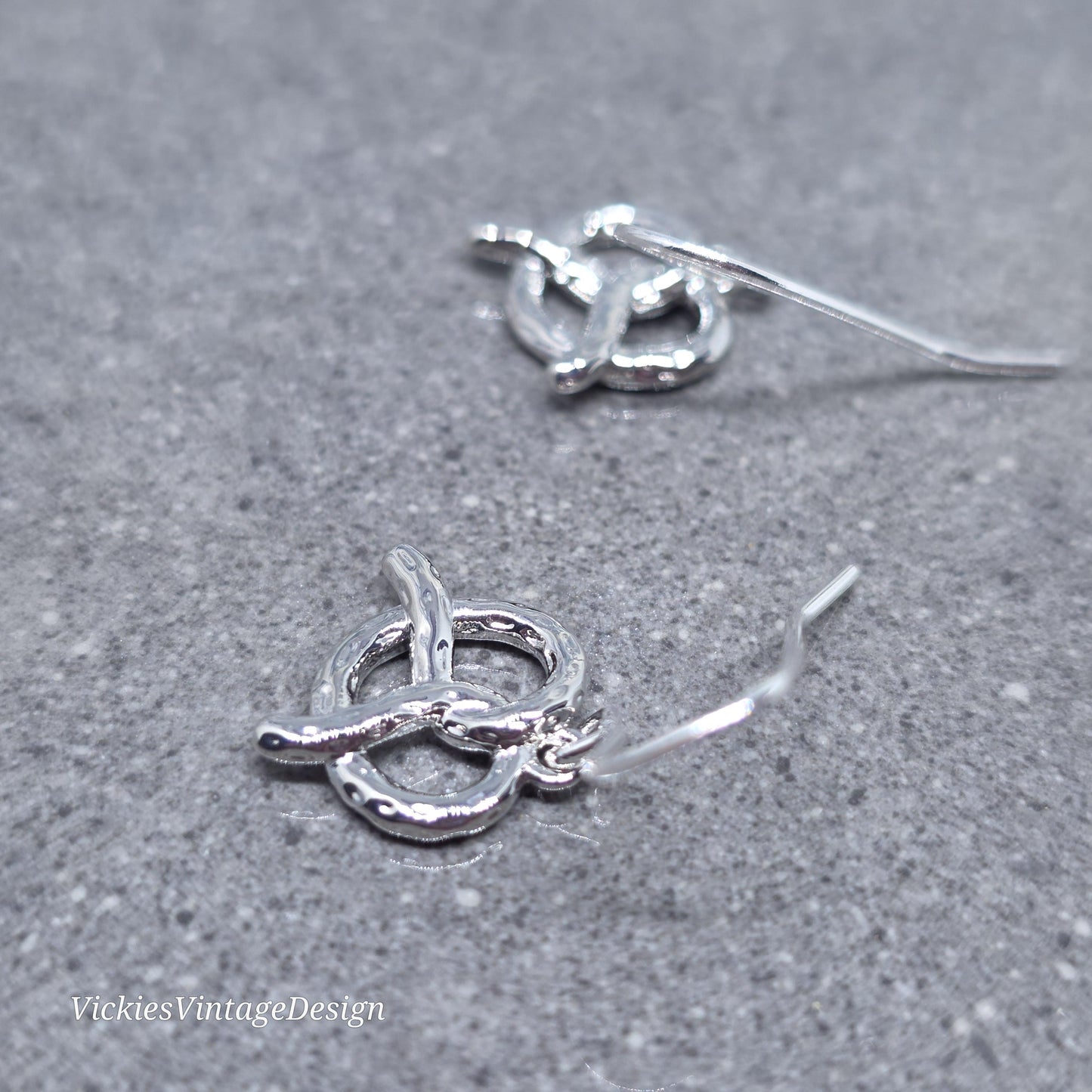Pretzel Earrings with a Choice of Ear Wires