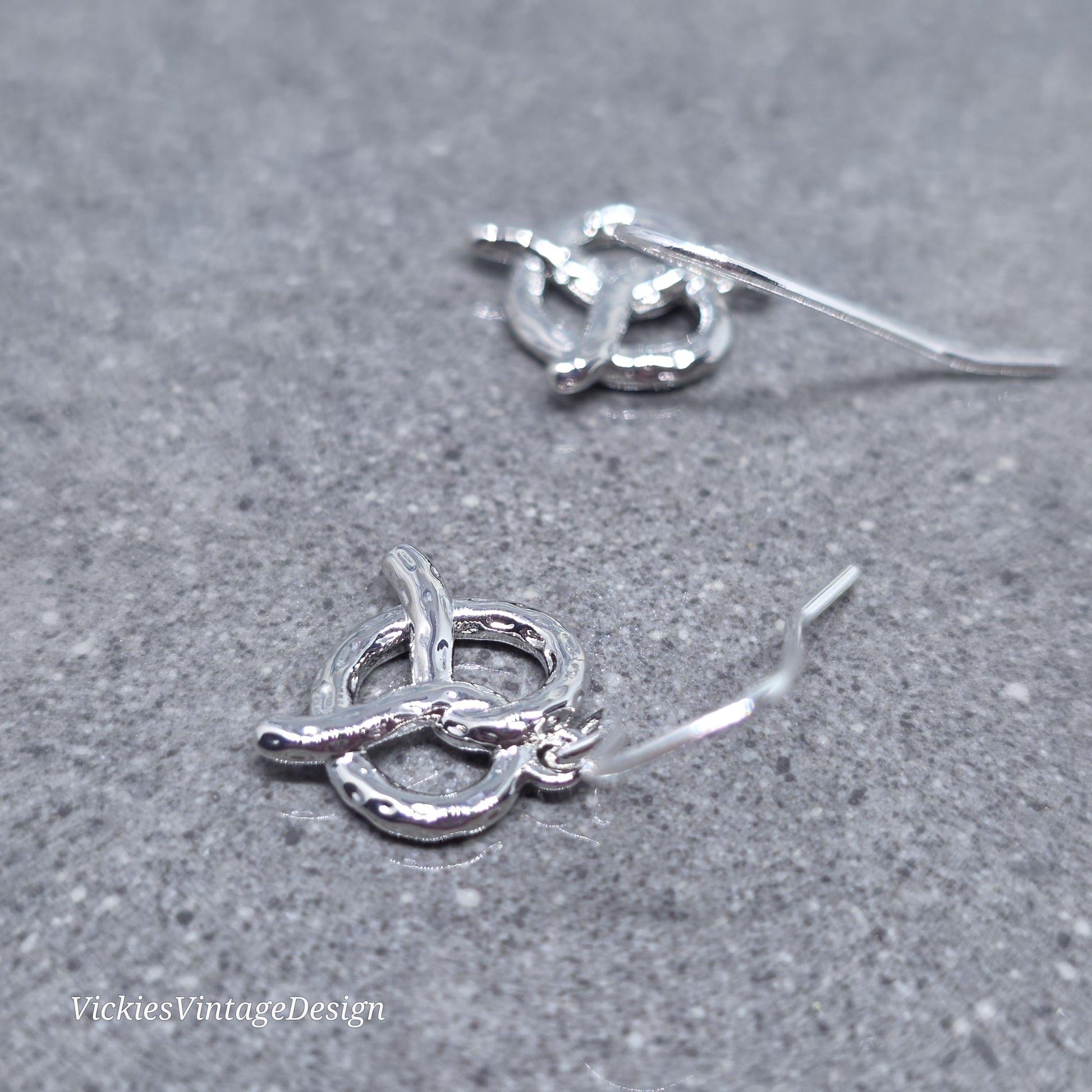 Pretzel Earrings with a Choice of Ear Wires