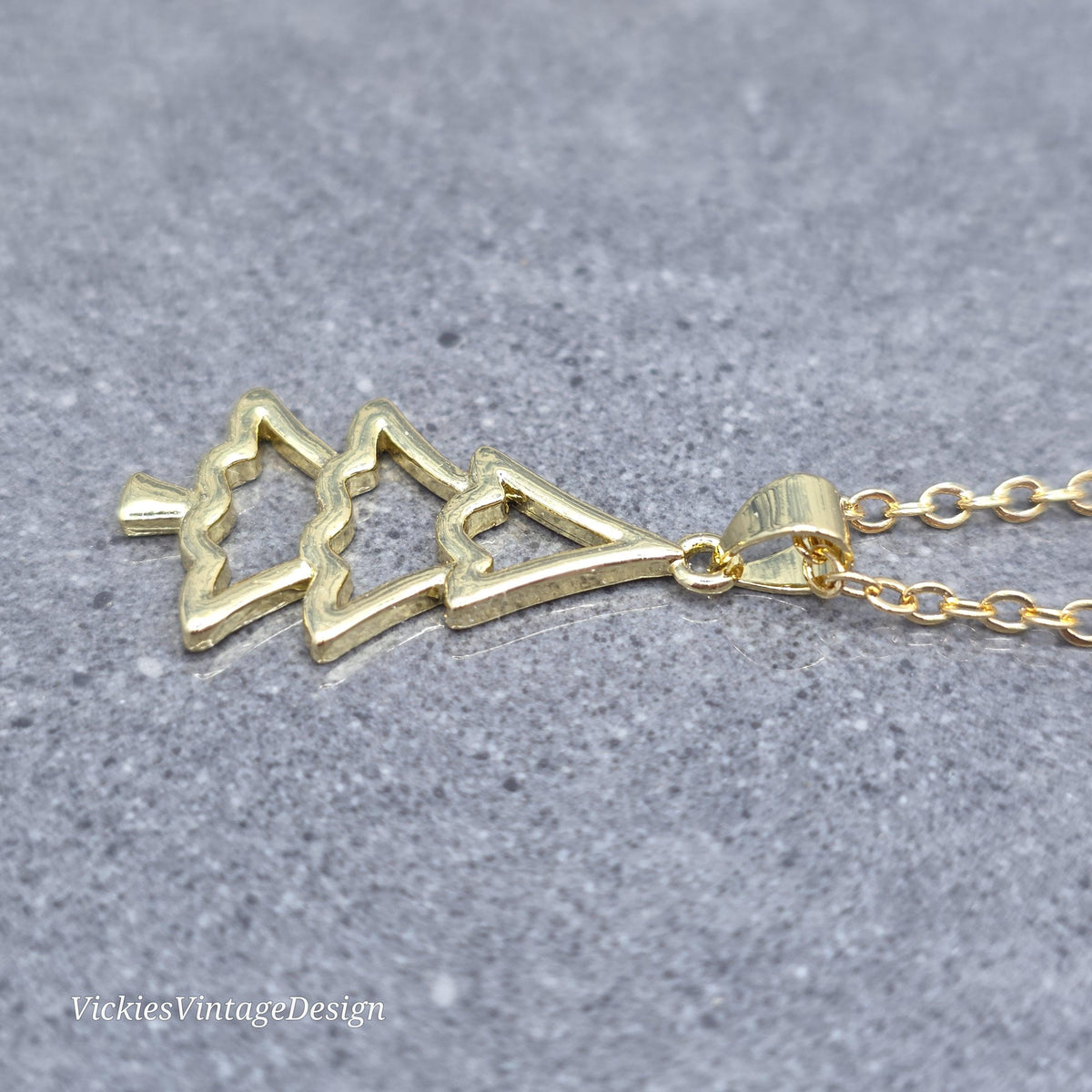 Christmas Tree Necklace