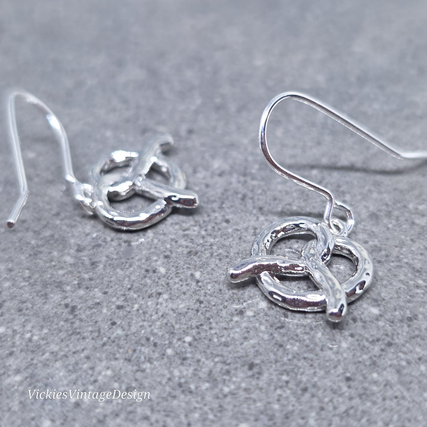 Pretzel Earrings with a Choice of Ear Wires