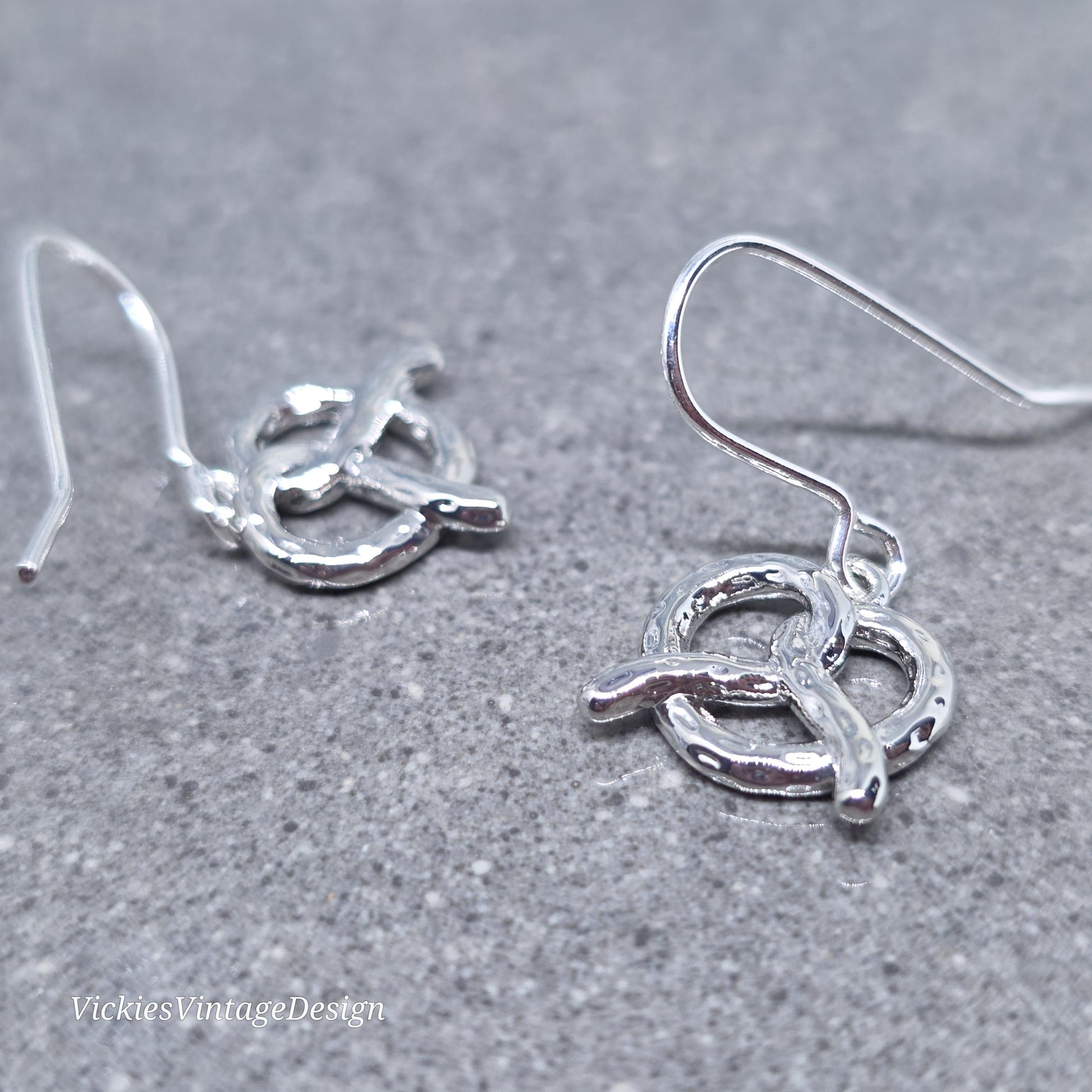 Pretzel Earrings with a Choice of Ear Wires