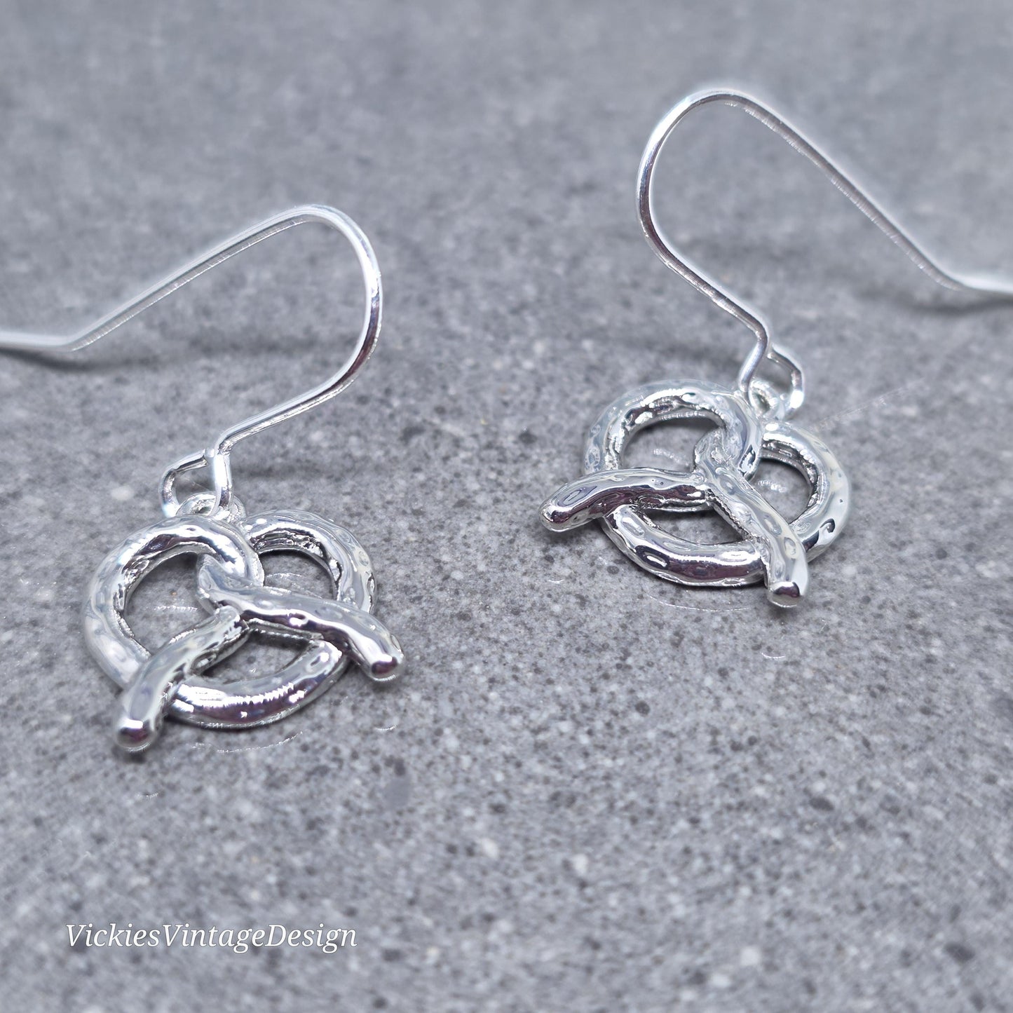 Pretzel Earrings with a Choice of Ear Wires