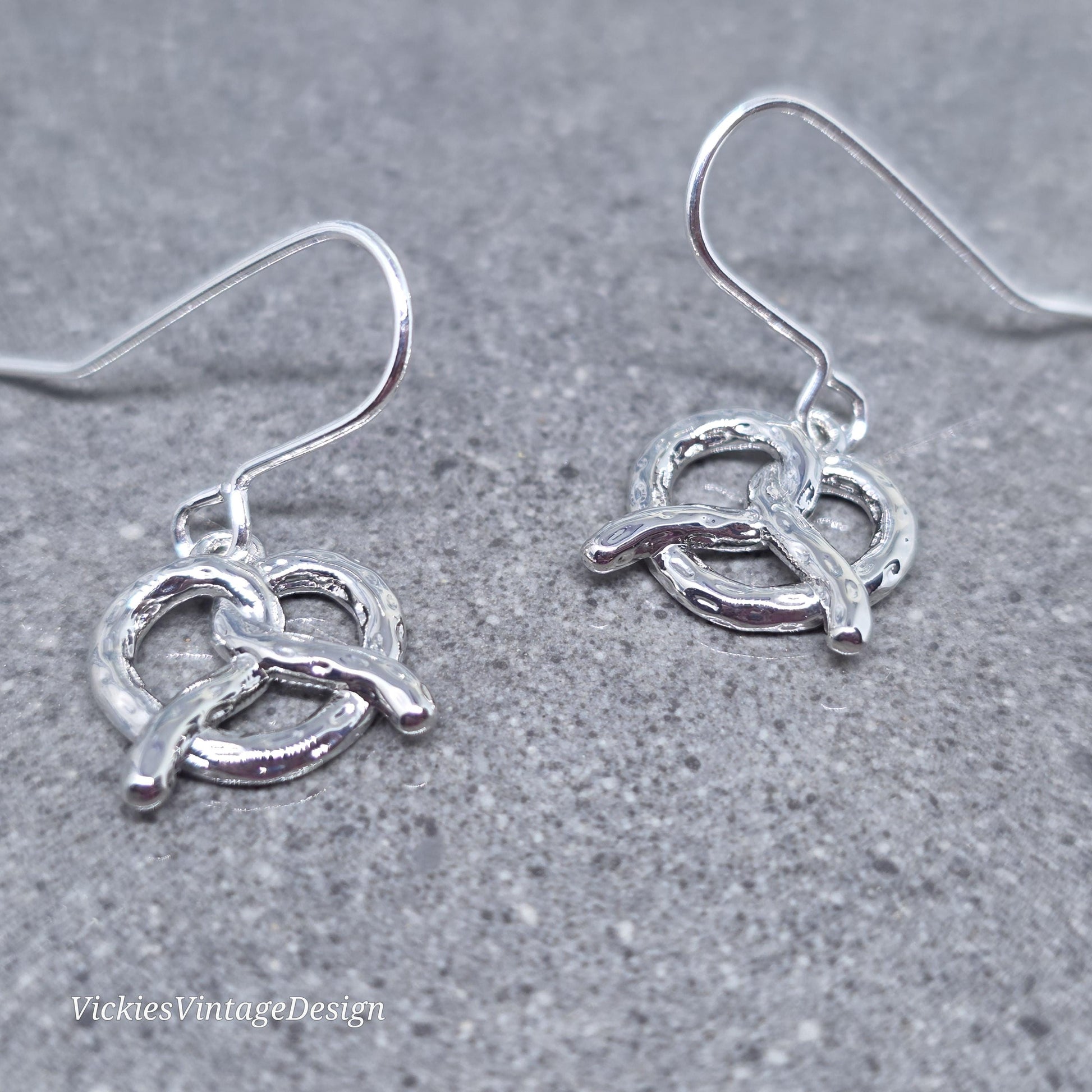 Pretzel Earrings with a Choice of Ear Wires