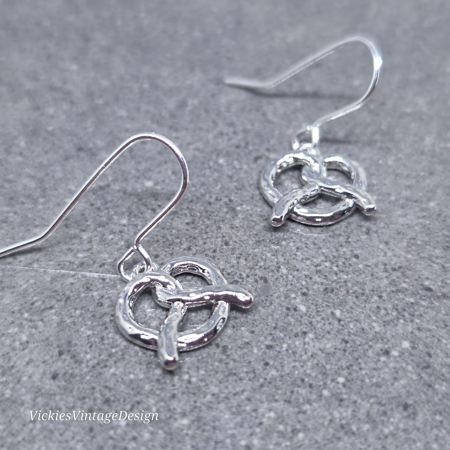 Pretzel Earrings with a Choice of Ear Wires
