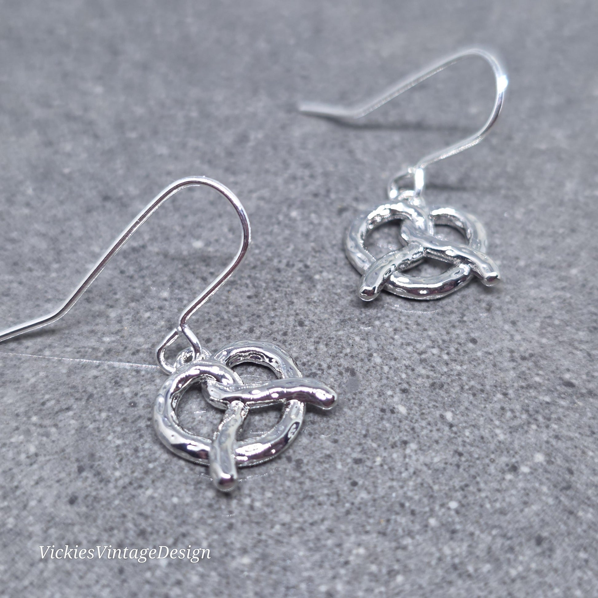 Pretzel Earrings with a Choice of Ear Wires