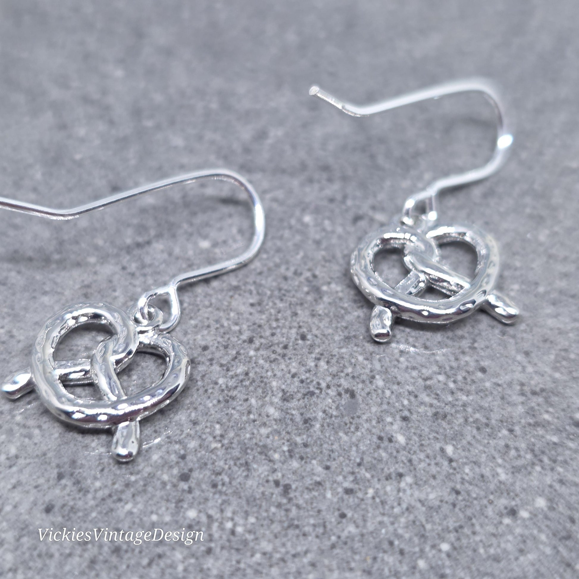 Pretzel Earrings with a Choice of Ear Wires