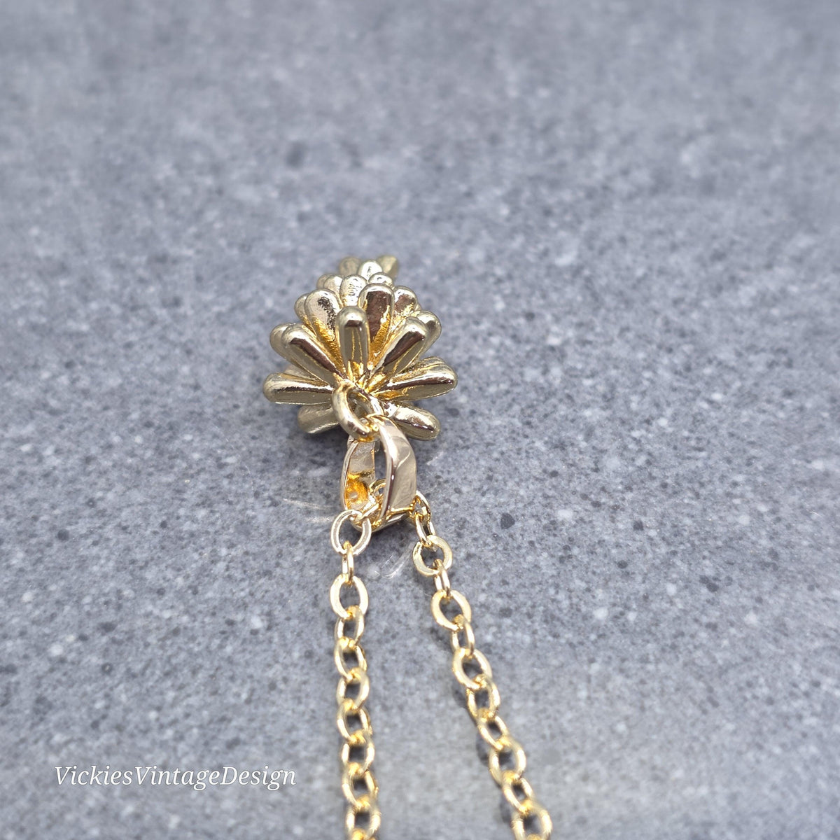 Gold Pinecone Necklace, 18k Gold Plated, Autumn Winter Jewelry