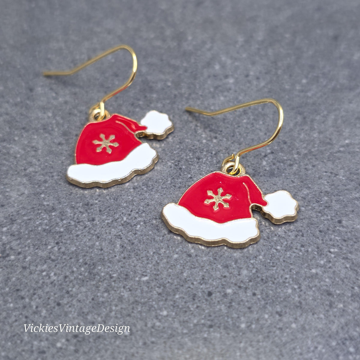 Santa Hat Earrings