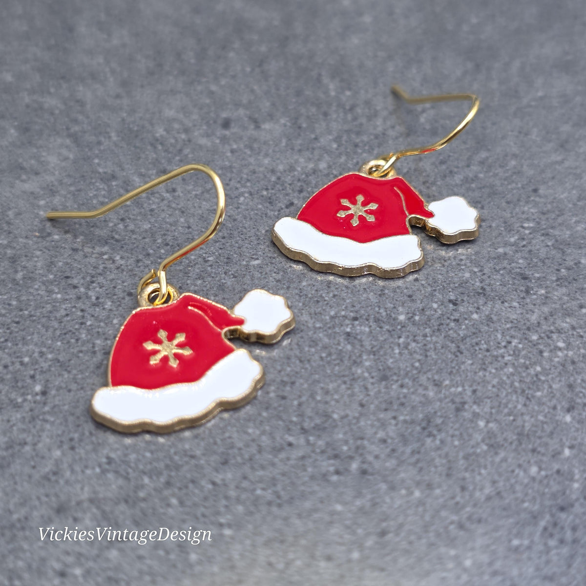 Santa Hat Earrings