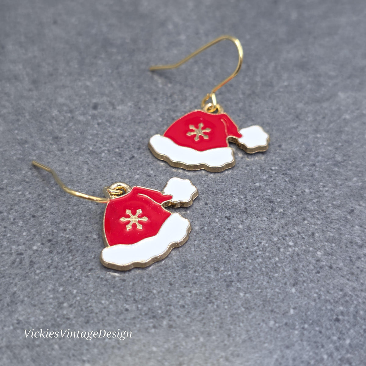 Santa Hat Earrings