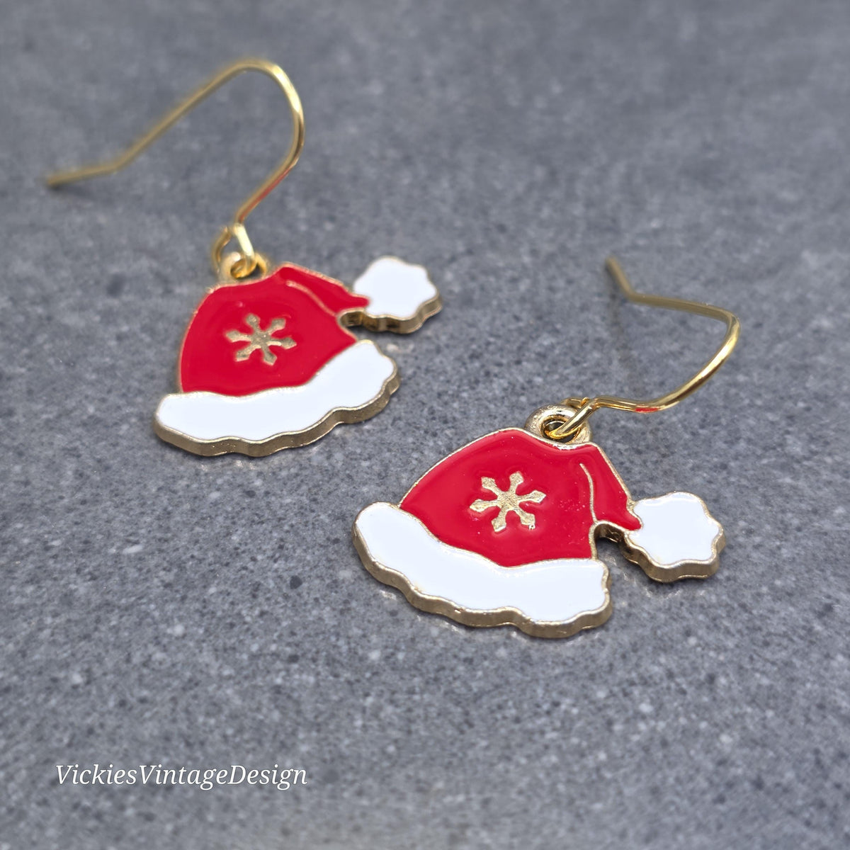 Santa Hat Earrings