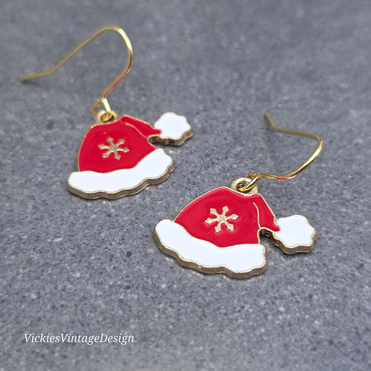Santa Hat Earrings
