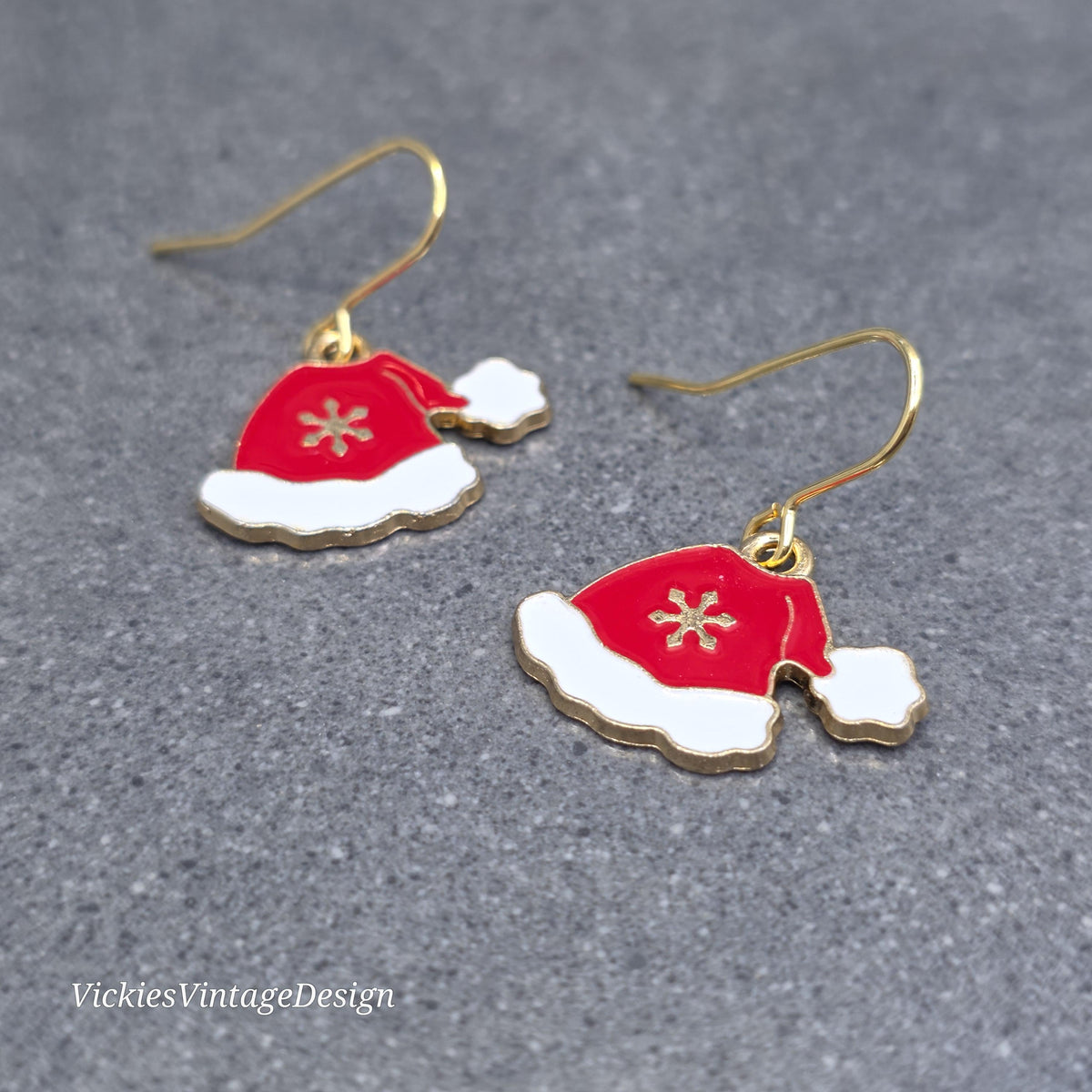 Santa Hat Earrings