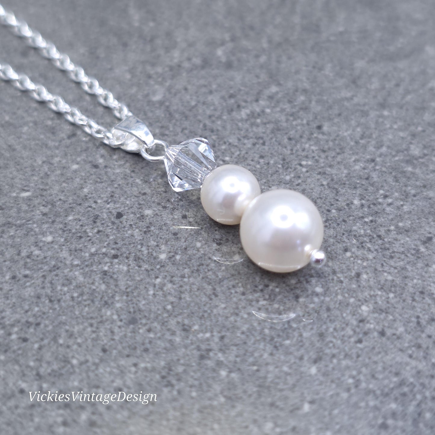 Primero Crystals® Pearl Bow Earrings; Elegant Sparkly Earrings, Bridal and Special Occasion Jewellery
