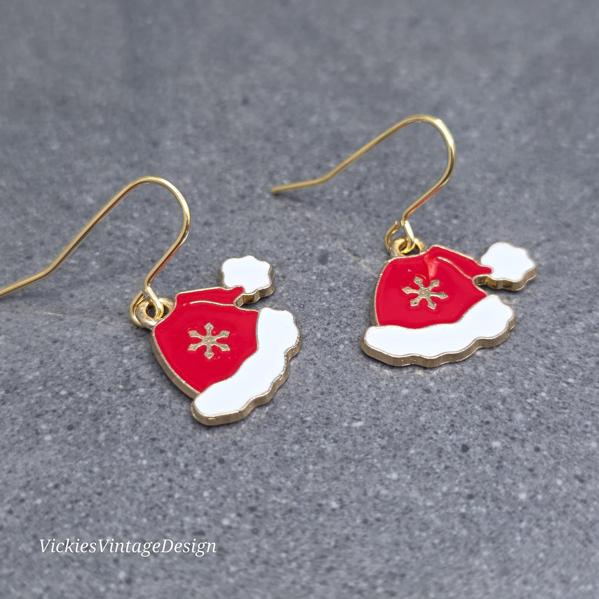 Santa Hat Earrings