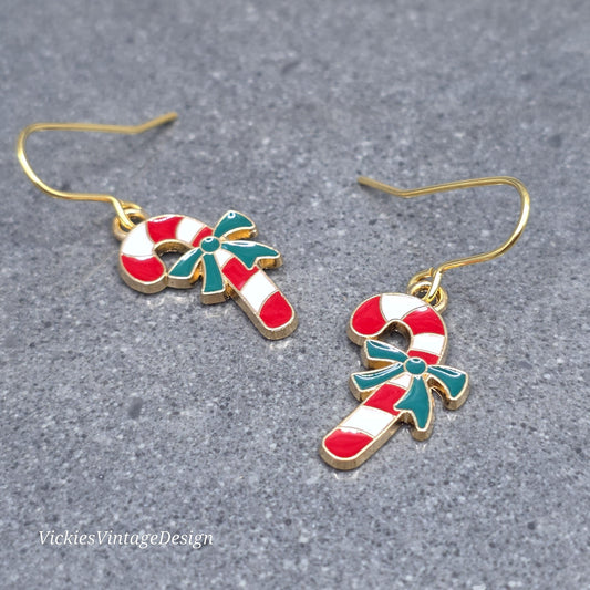 Candy Cane Earrings