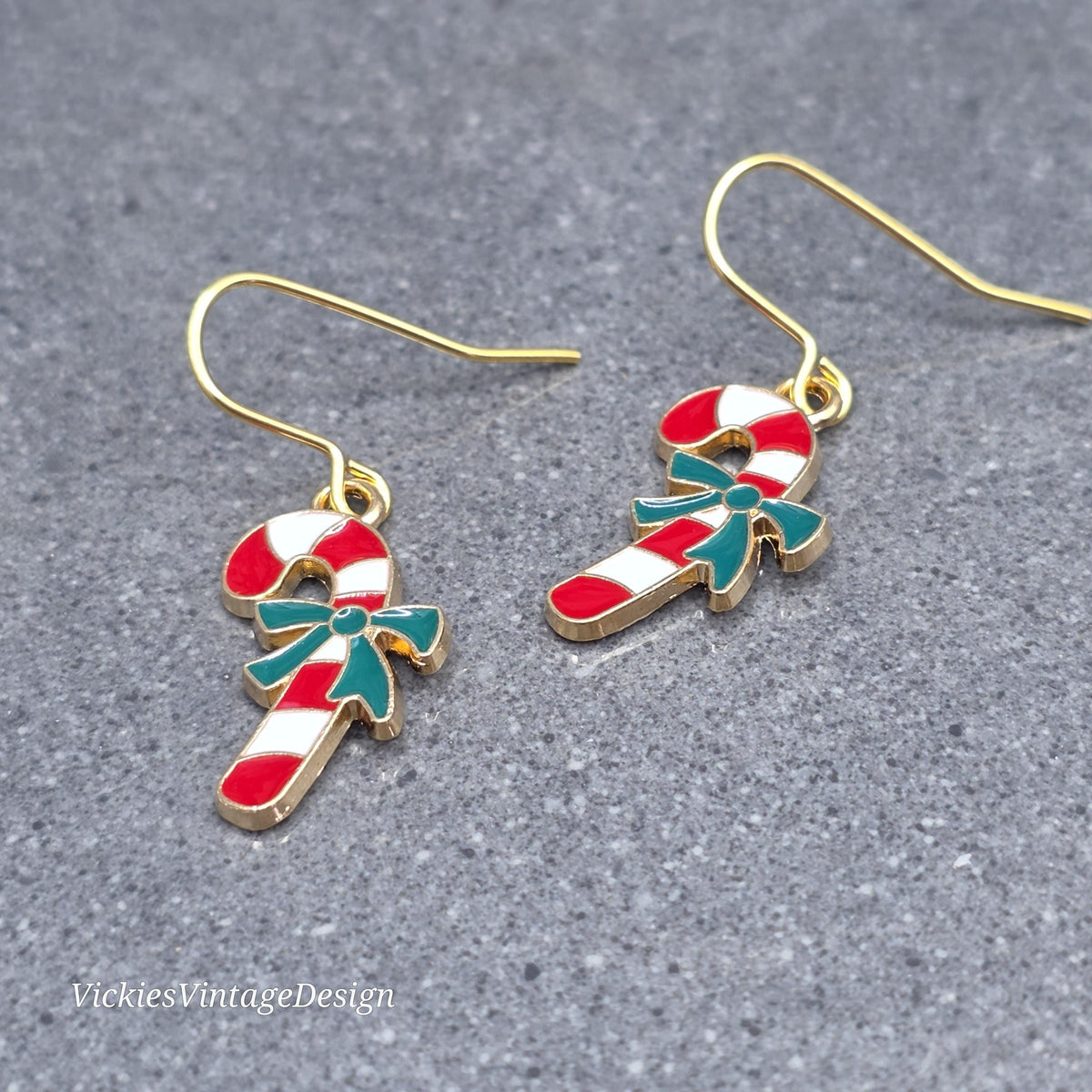 Candy Cane Earrings
