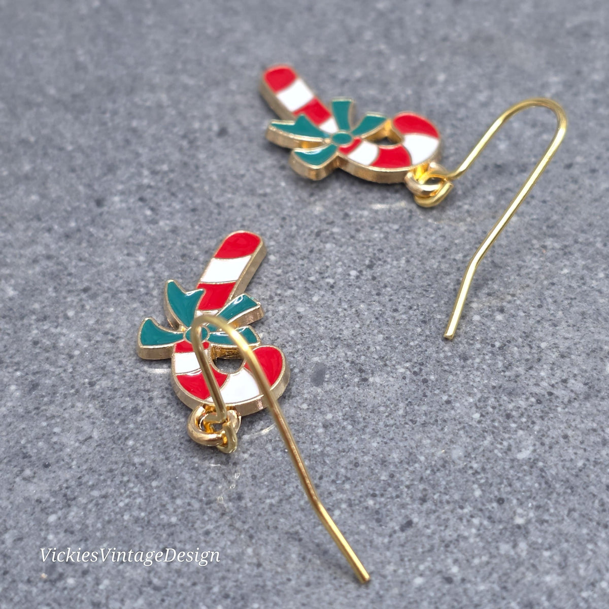 Candy Cane Earrings